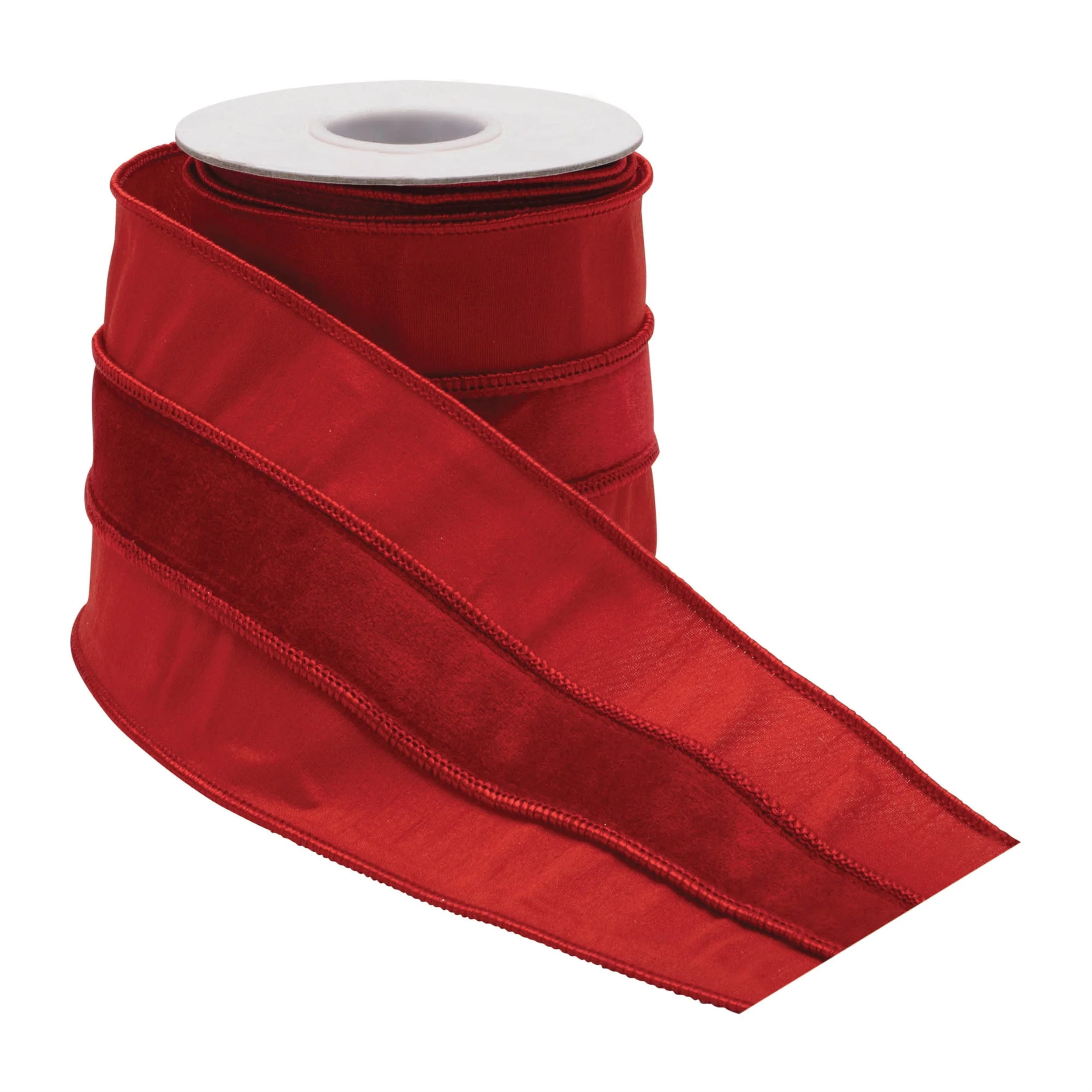 Red Wired Ribbon (Set of 2) - Image 2