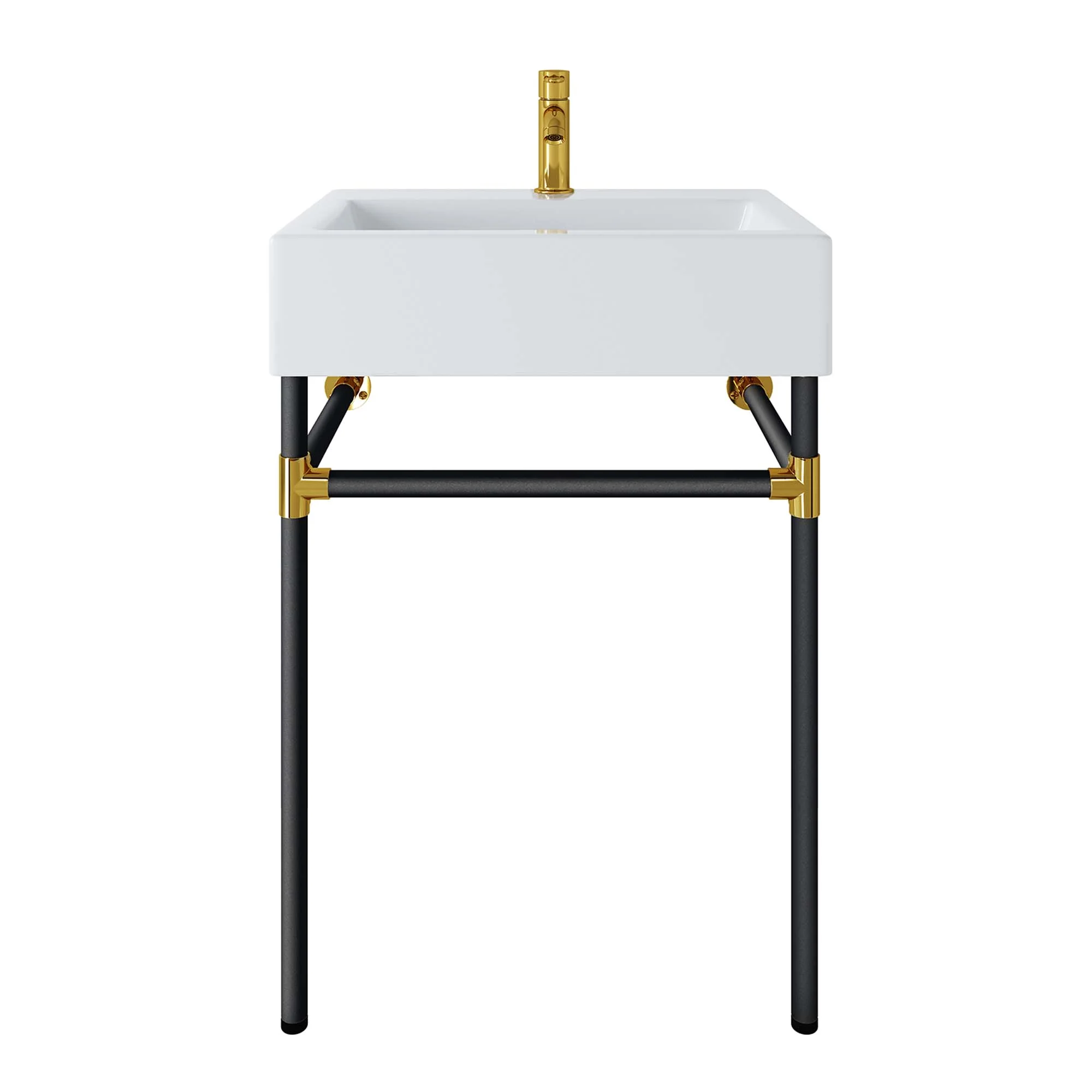 Redeem 24" Wall-Mount Black Stainless Steel Bathroom Vanity by Modway - Image 6