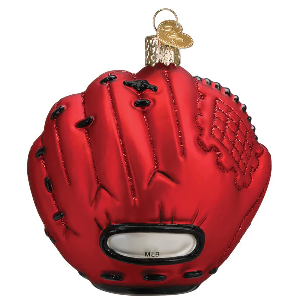Reds Baseball Mitt Ornament - Image 4