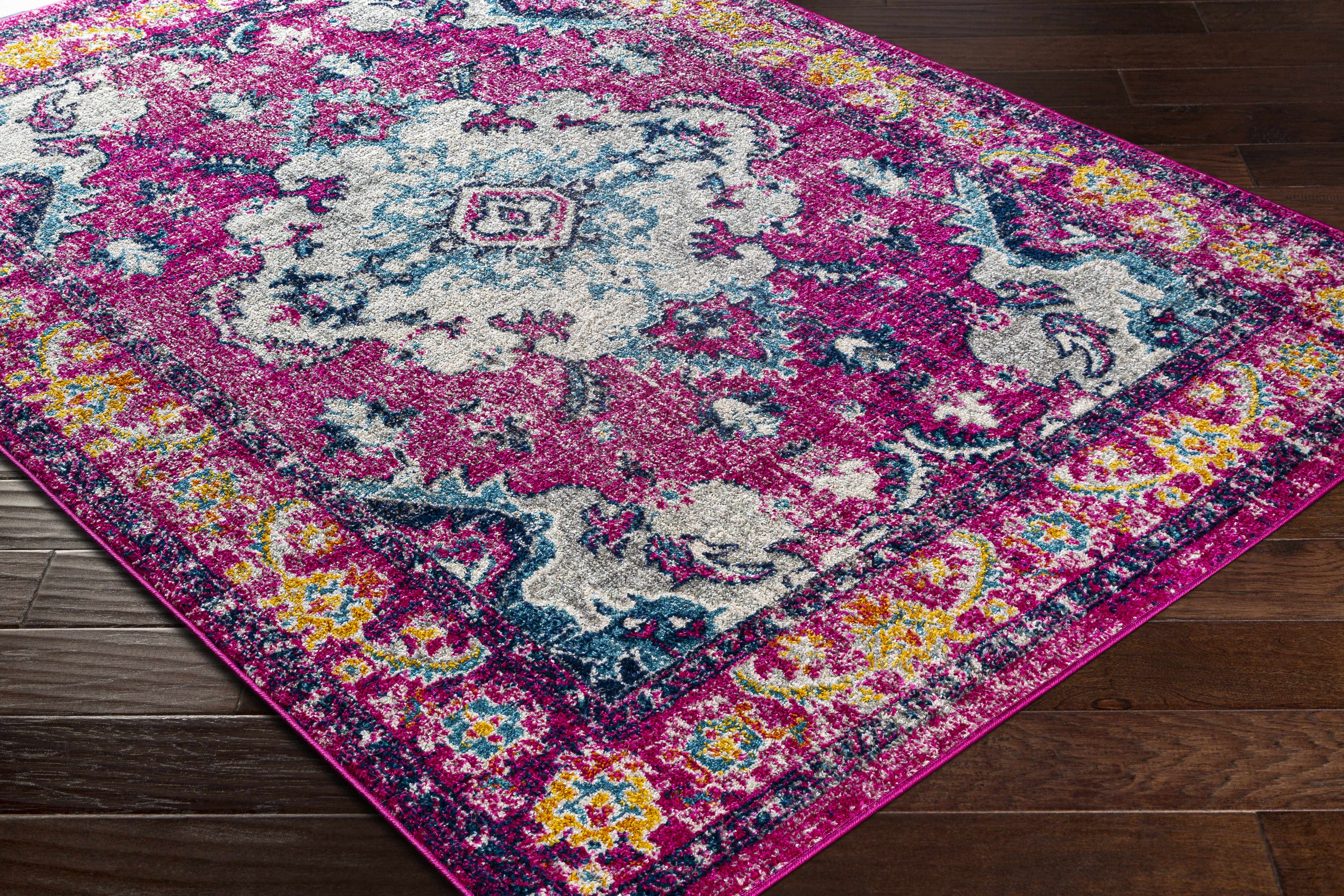 Reedham Magenta Area Rug - Image 6