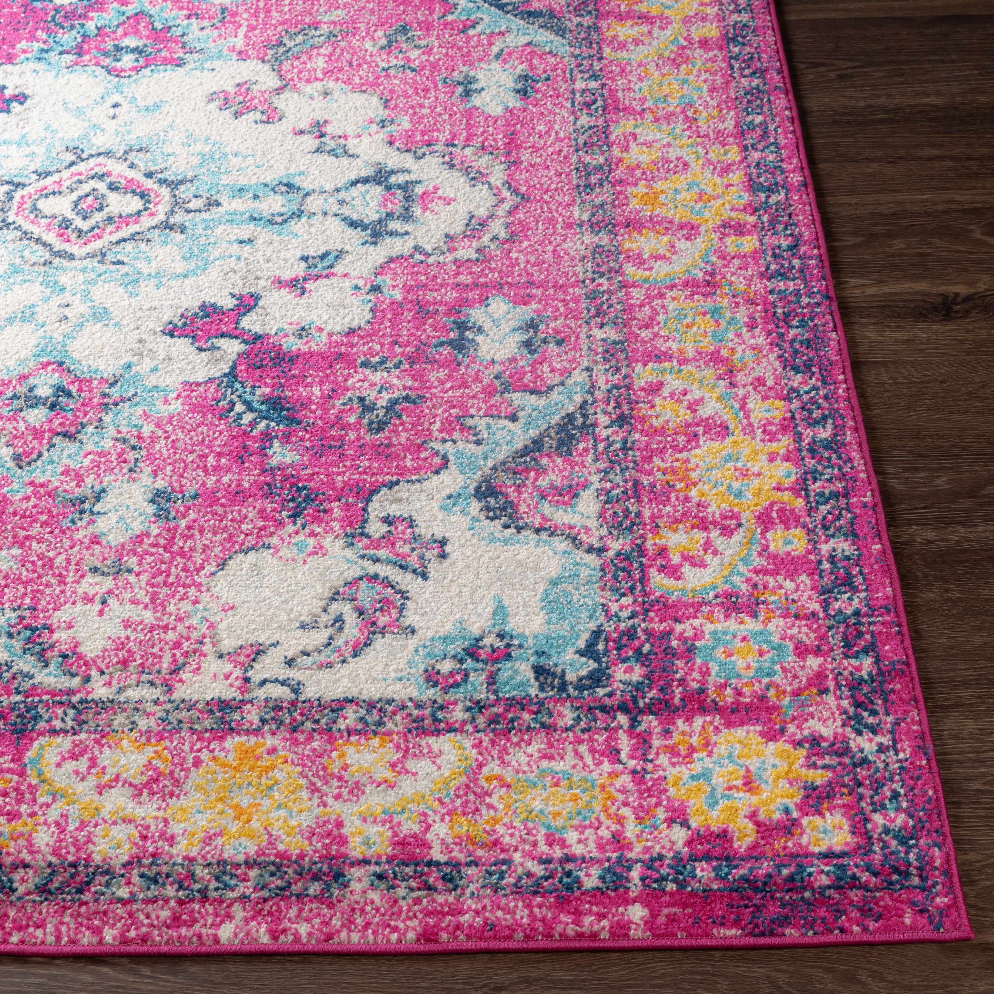 Reedham Magenta Area Rug - Image 7