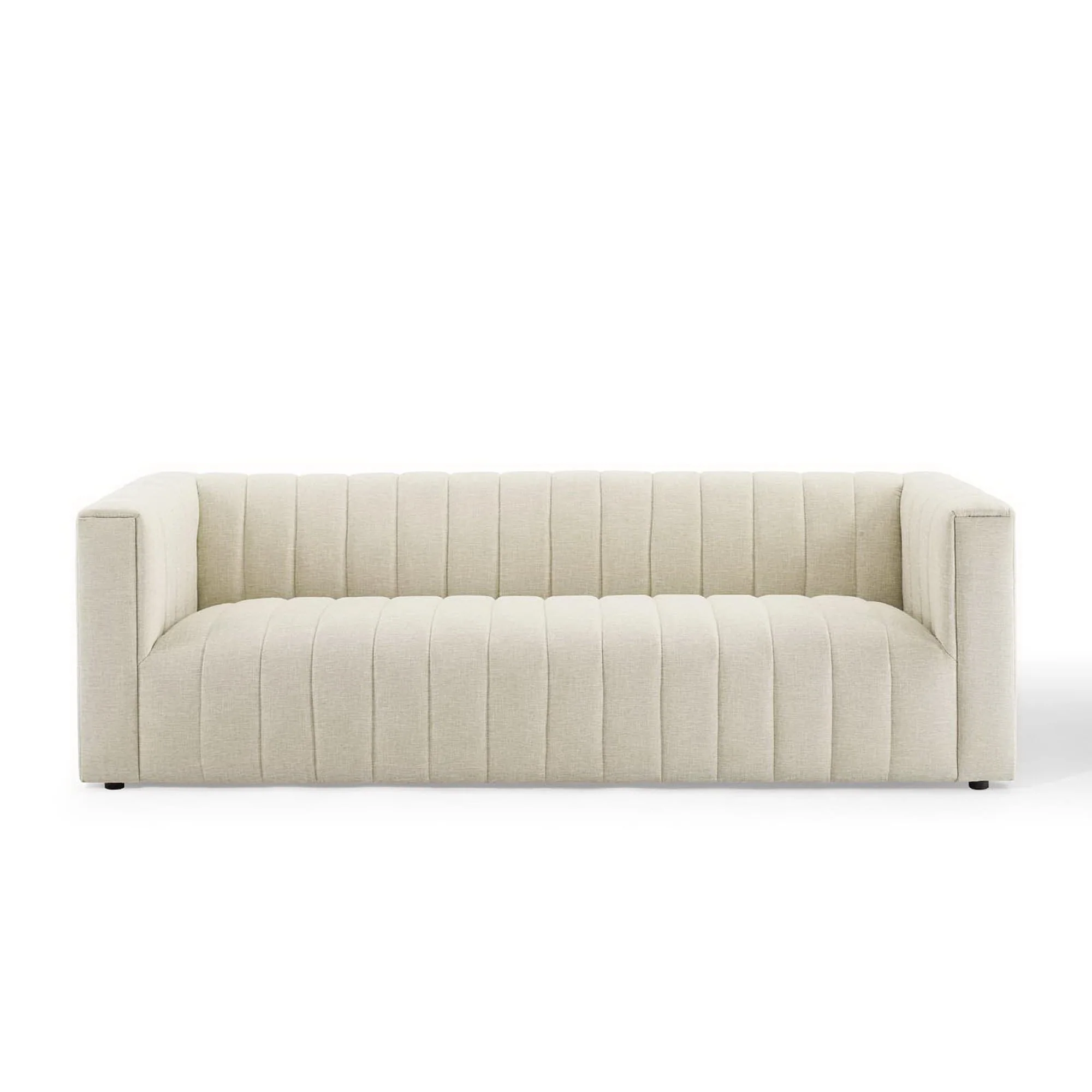 Reflection Channel Tufted Upholstered Fabric Sofa by Modway - Image 5