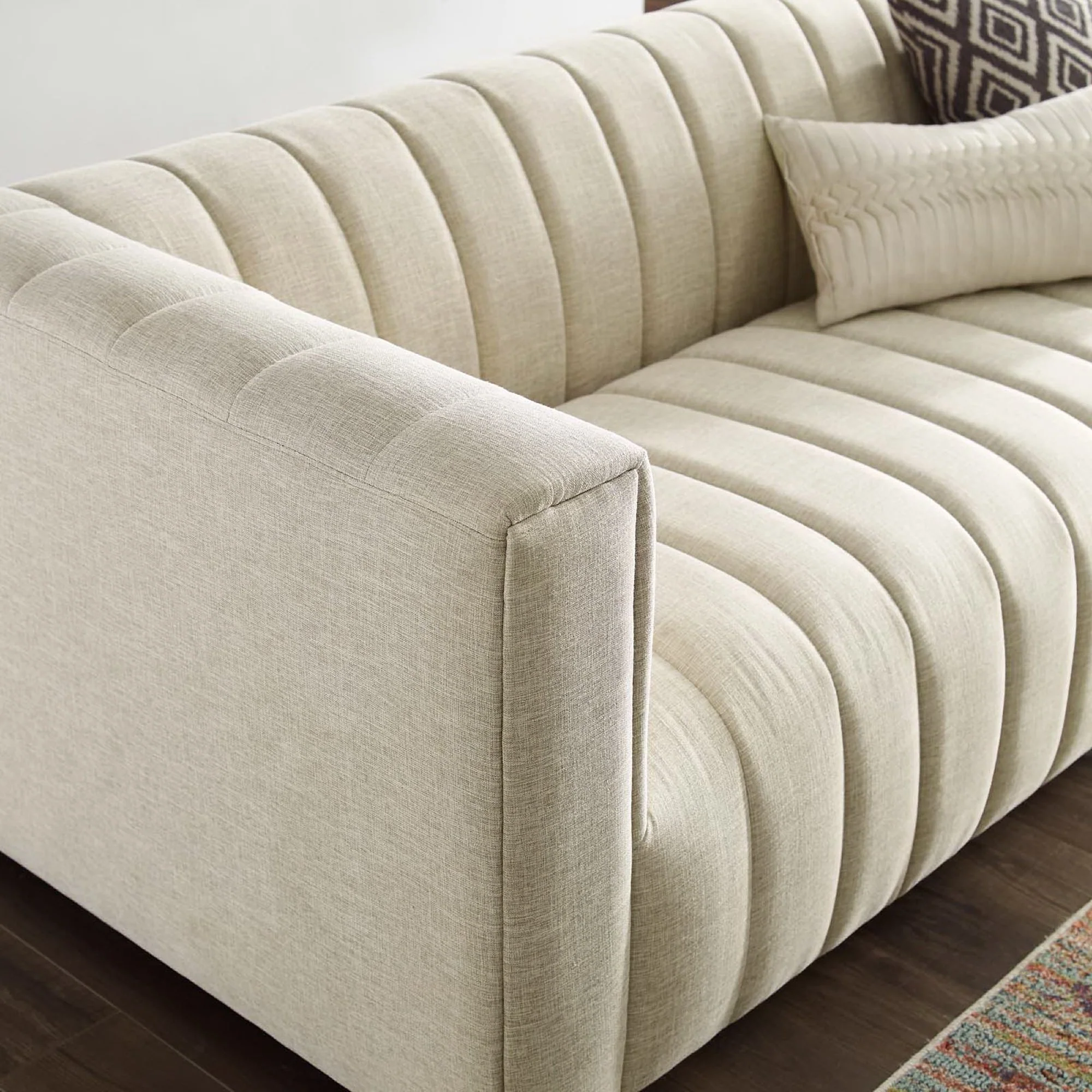 Reflection Channel Tufted Upholstered Fabric Sofa by Modway - Image 7