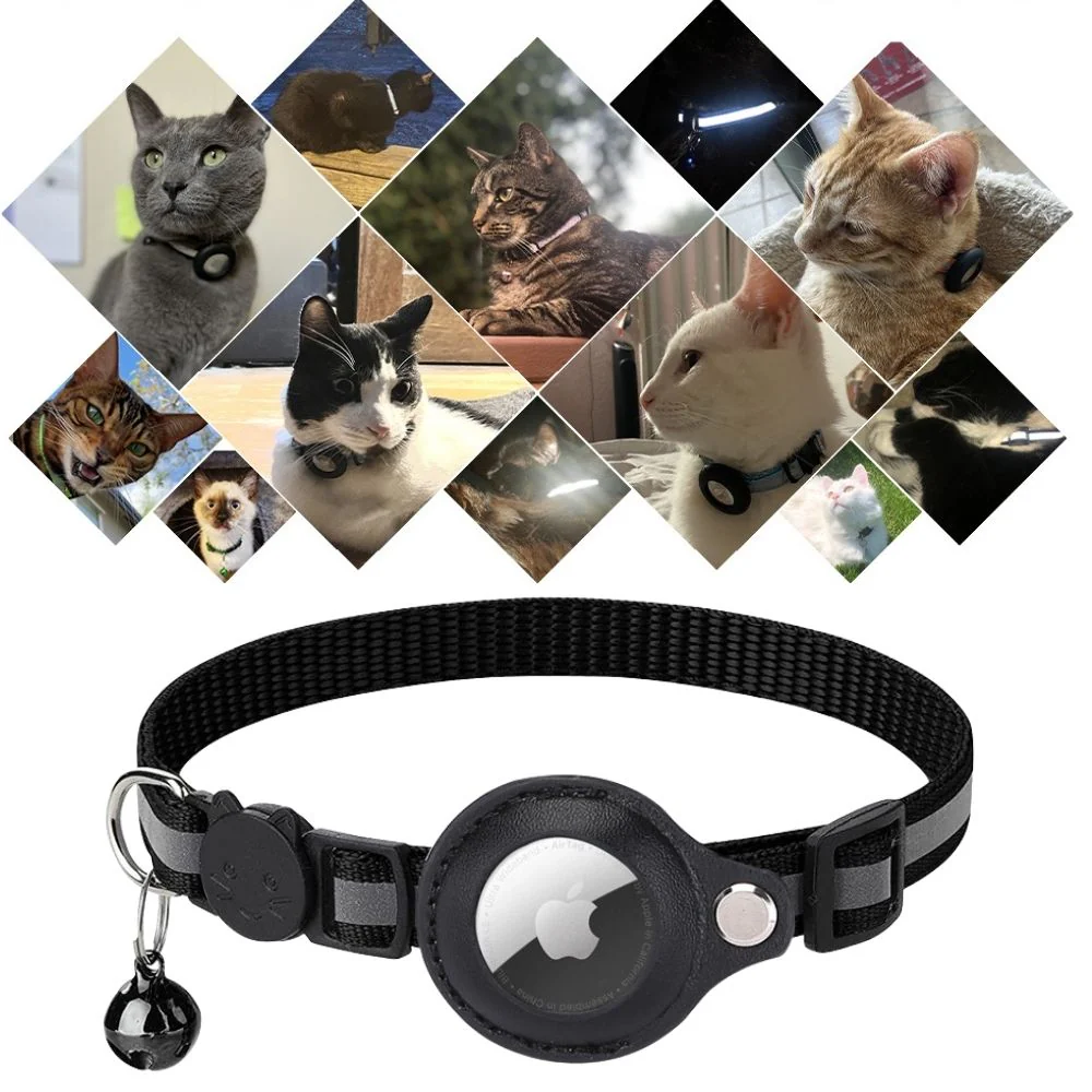Reflective Cat Collar with GPS Tracker Holder Breakaway Safety Collar - Image 5