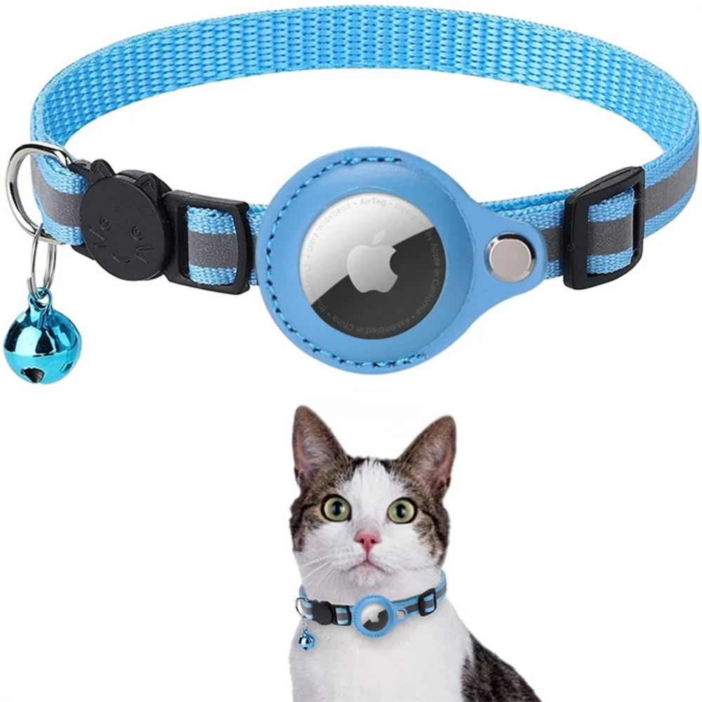 Reflective Cat Collar with GPS Tracker Holder Breakaway Safety Collar - Image 6