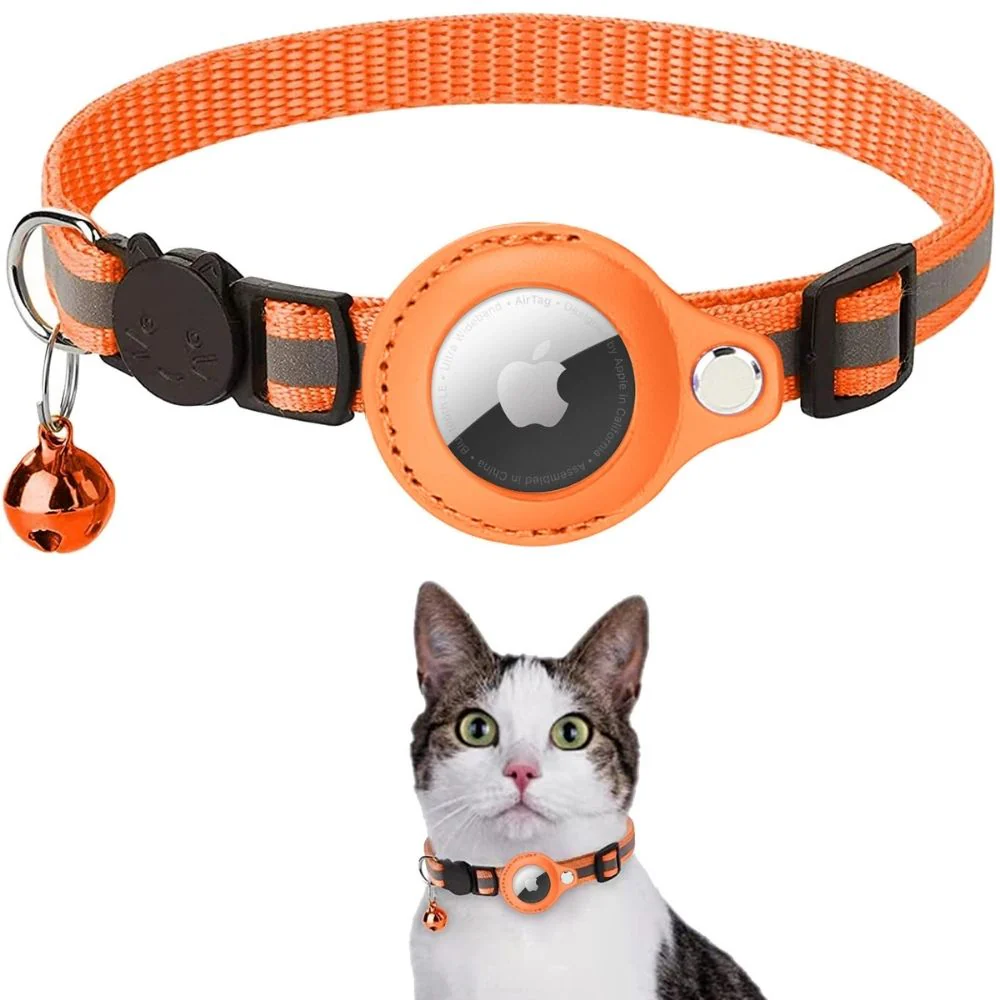 Reflective Cat Collar with GPS Tracker Holder Breakaway Safety Collar - Image 7