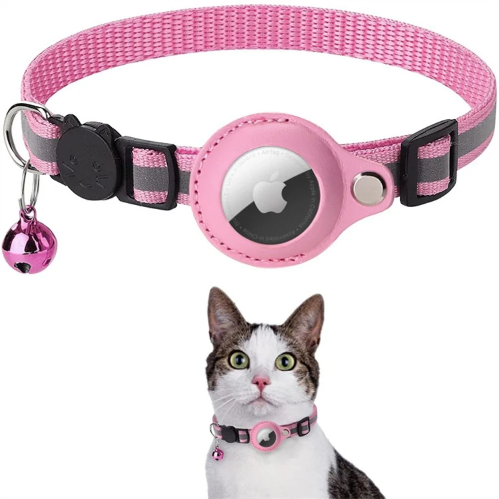 Reflective Cat Collar with GPS Tracker Holder Breakaway Safety Collar - Image 8
