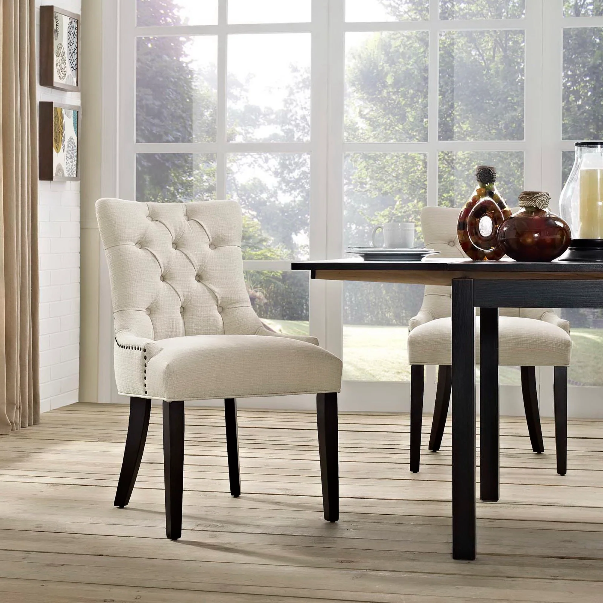 Regent Tufted Fabric Dining Chair by Modway - Image 10
