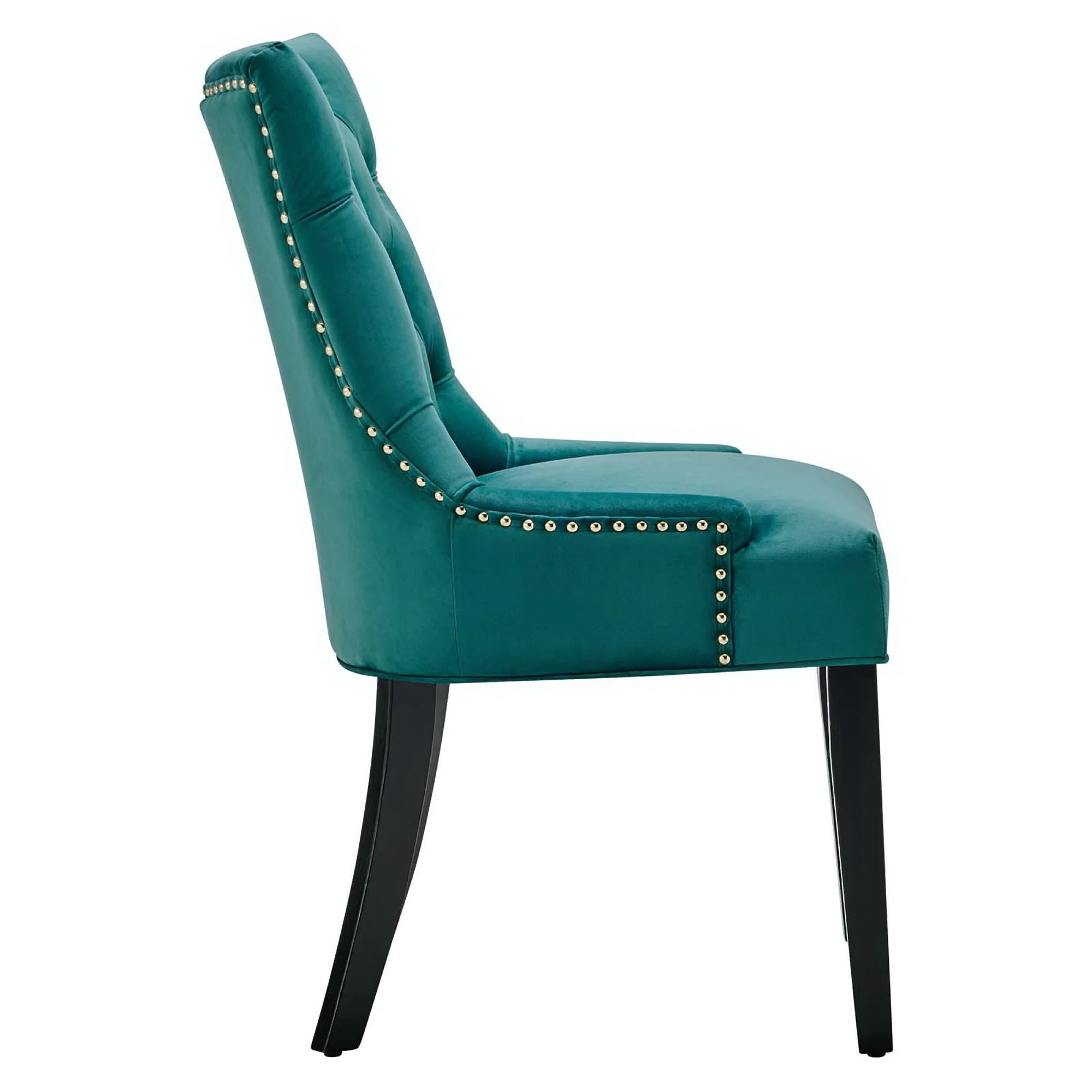 Regent Tufted Performance Velvet Dining Side Chairs Set of 2 by Modway - Image 4