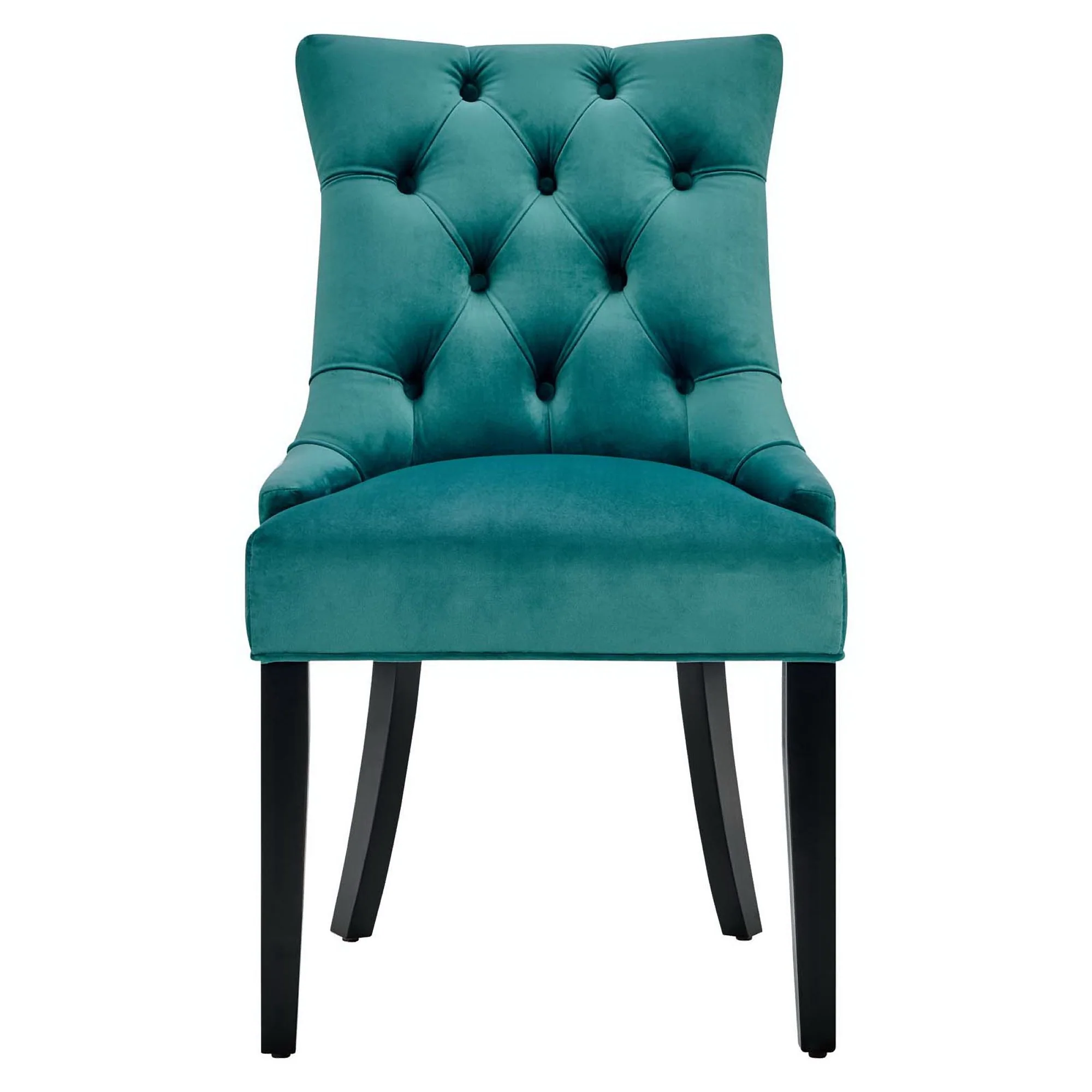 Regent Tufted Performance Velvet Dining Side Chairs Set of 2 by Modway - Image 6