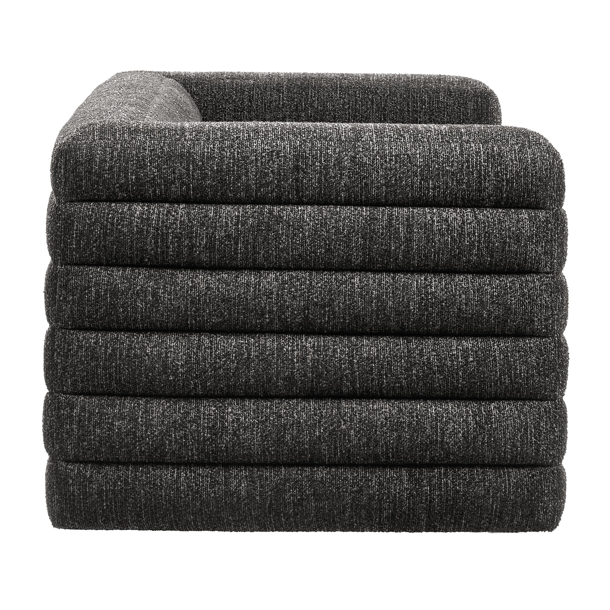 Relle Channel Tufted Boucle Upholstered Loveseat by Modway - Image 11
