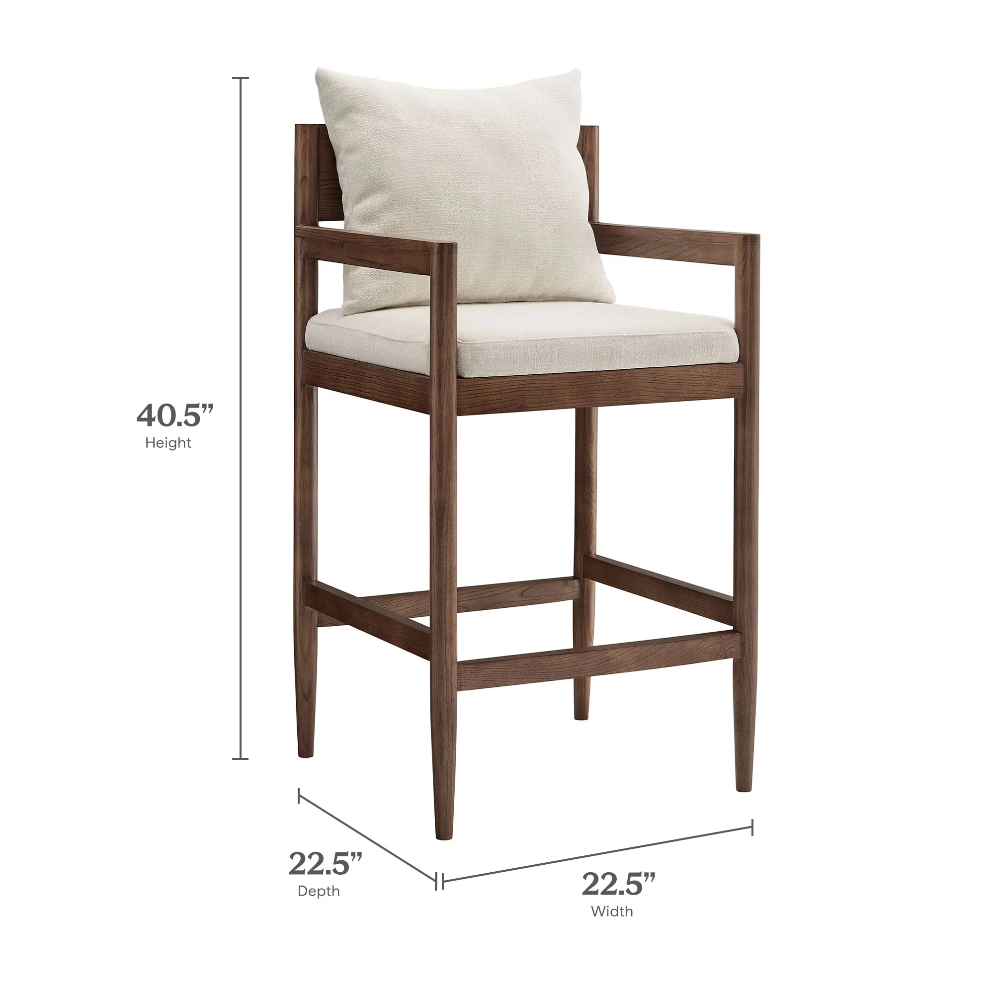 Remington Wood Bar Stool by Modway - Image 3