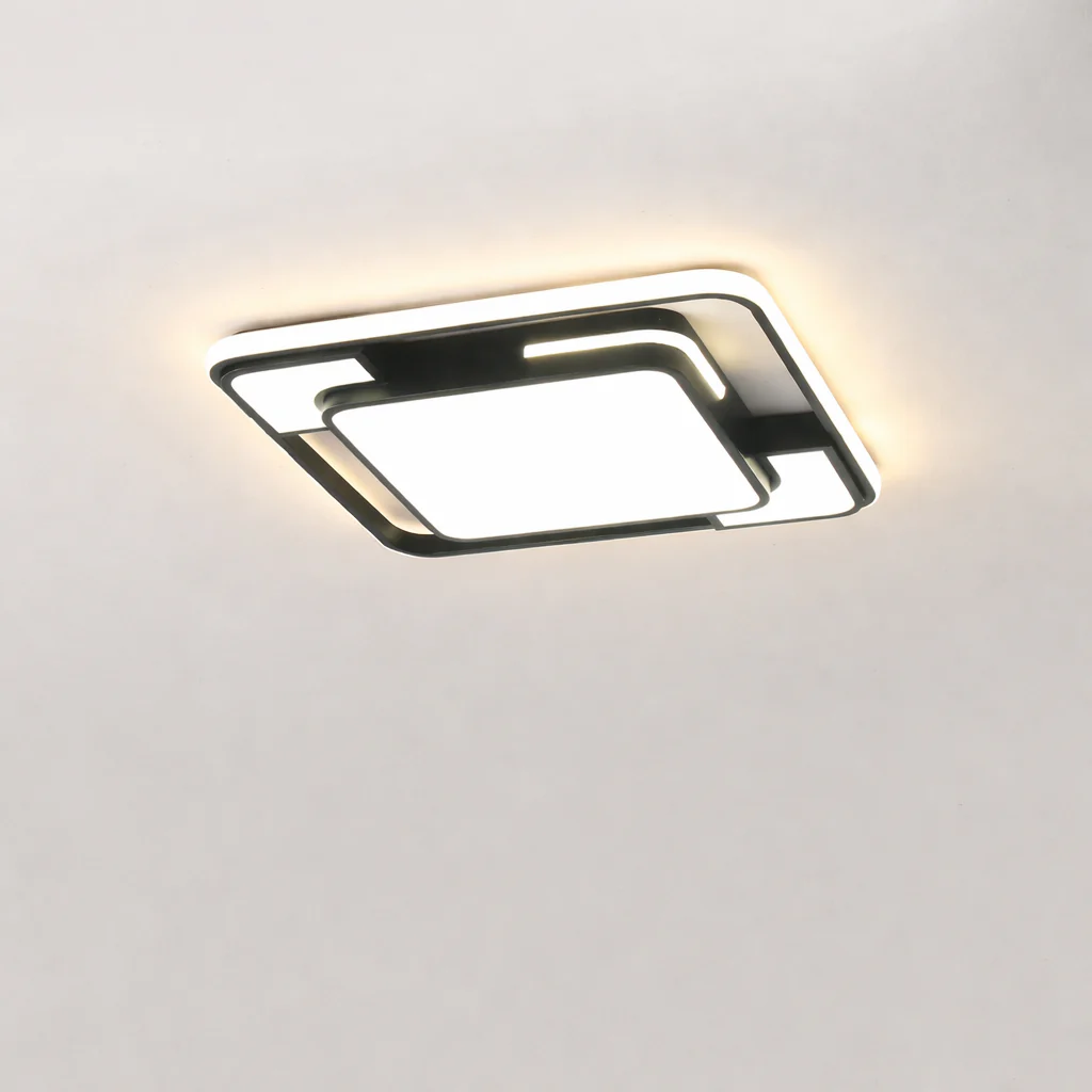 Remote Control LED Ceiling Light Square Modern Living Room Bedroom Dining Lamp - Image 9