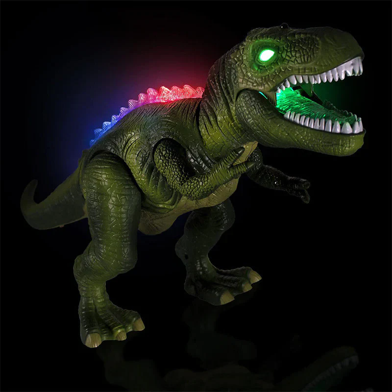 Remote Control T-Rex Dinosaur with Lights Sounds Walking RC Toy - Image 3