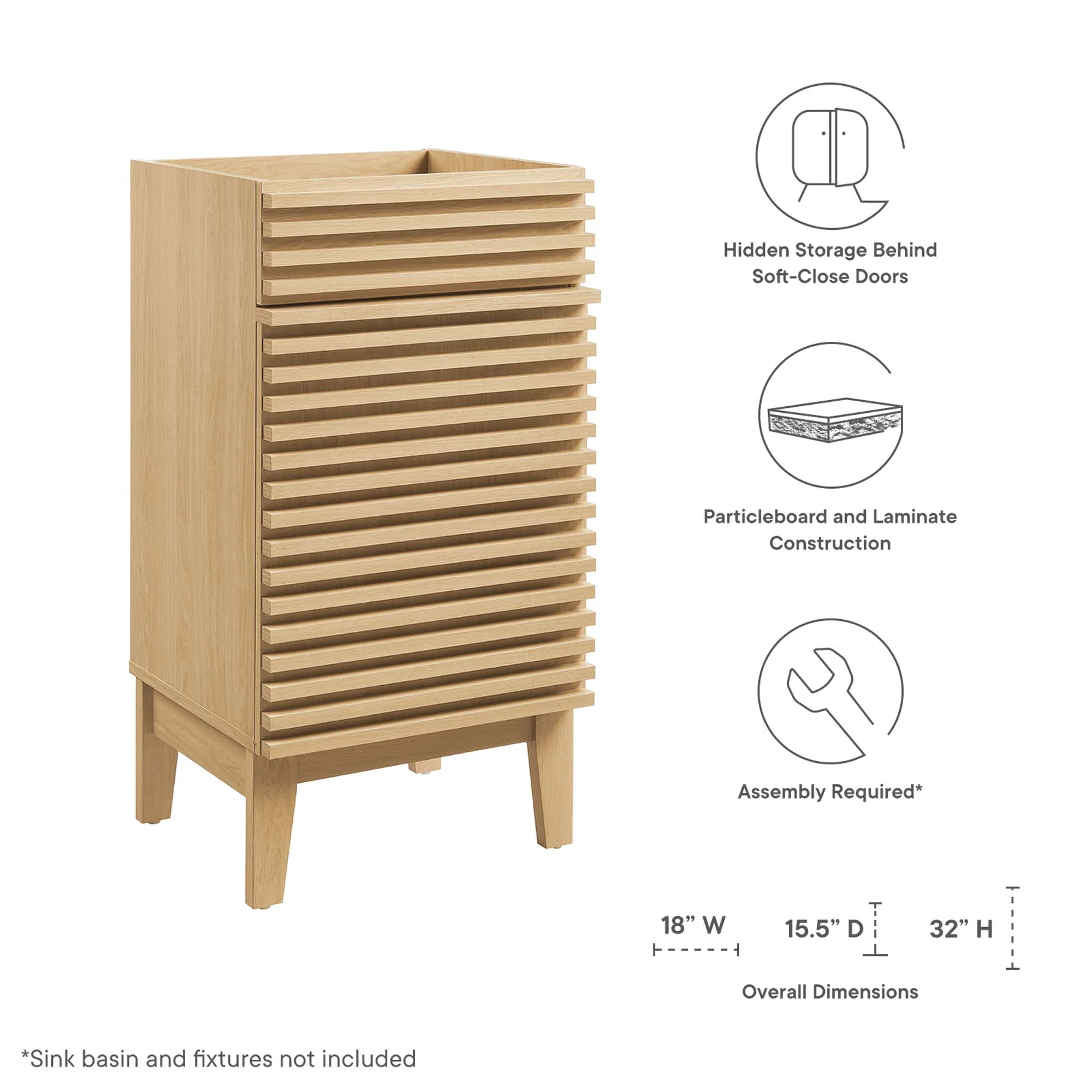 Render 18" Bathroom Vanity Cabinet by Modway - Image 2