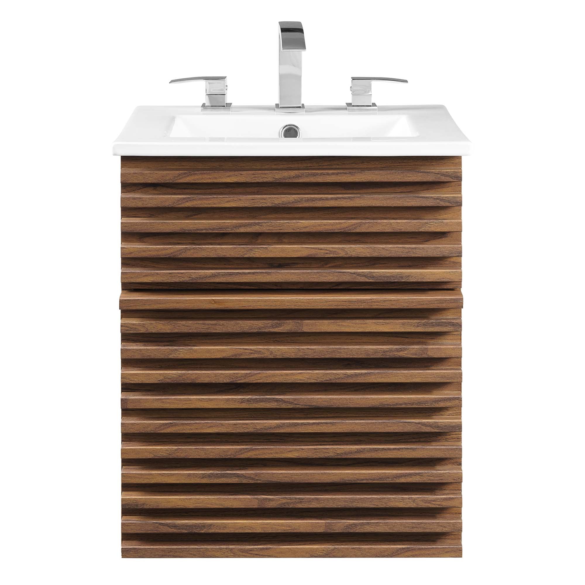 Render 18" Wall-Mount Bathroom Vanity by Modway - Image 3