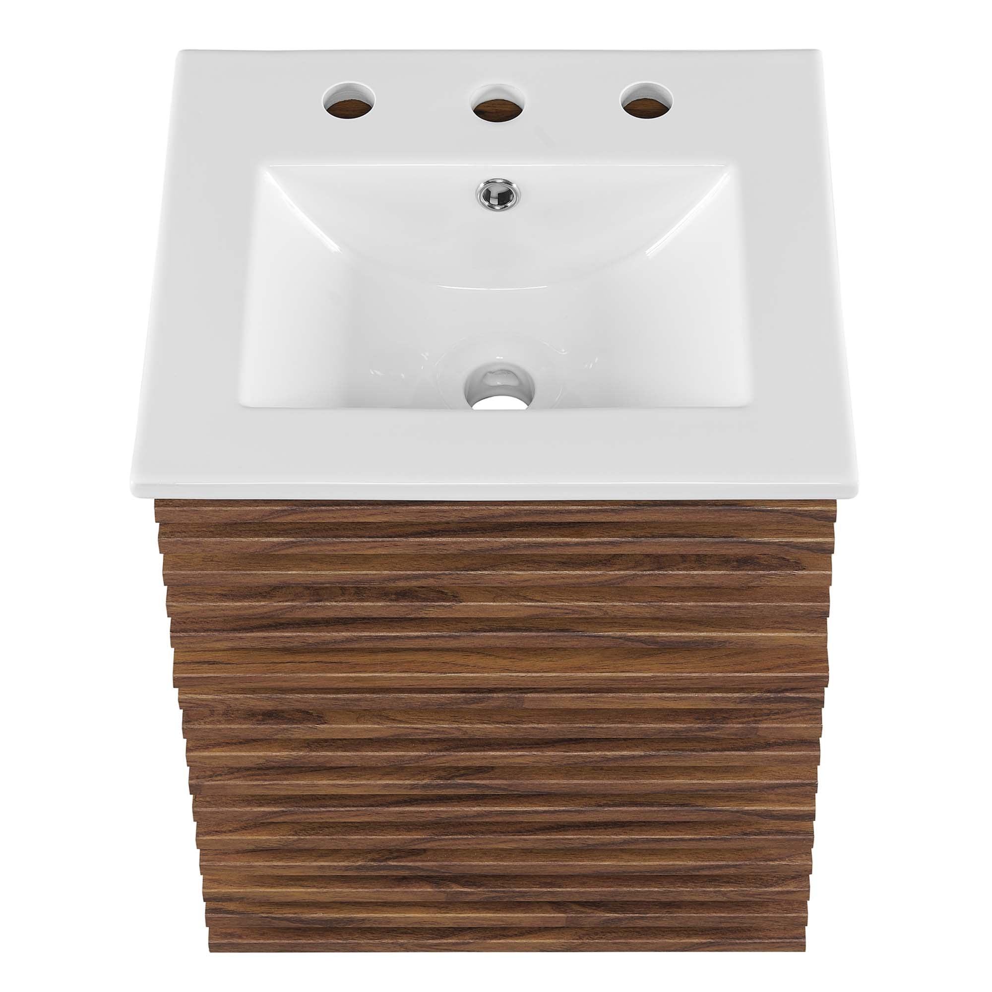 Render 18" Wall-Mount Bathroom Vanity by Modway - Image 6