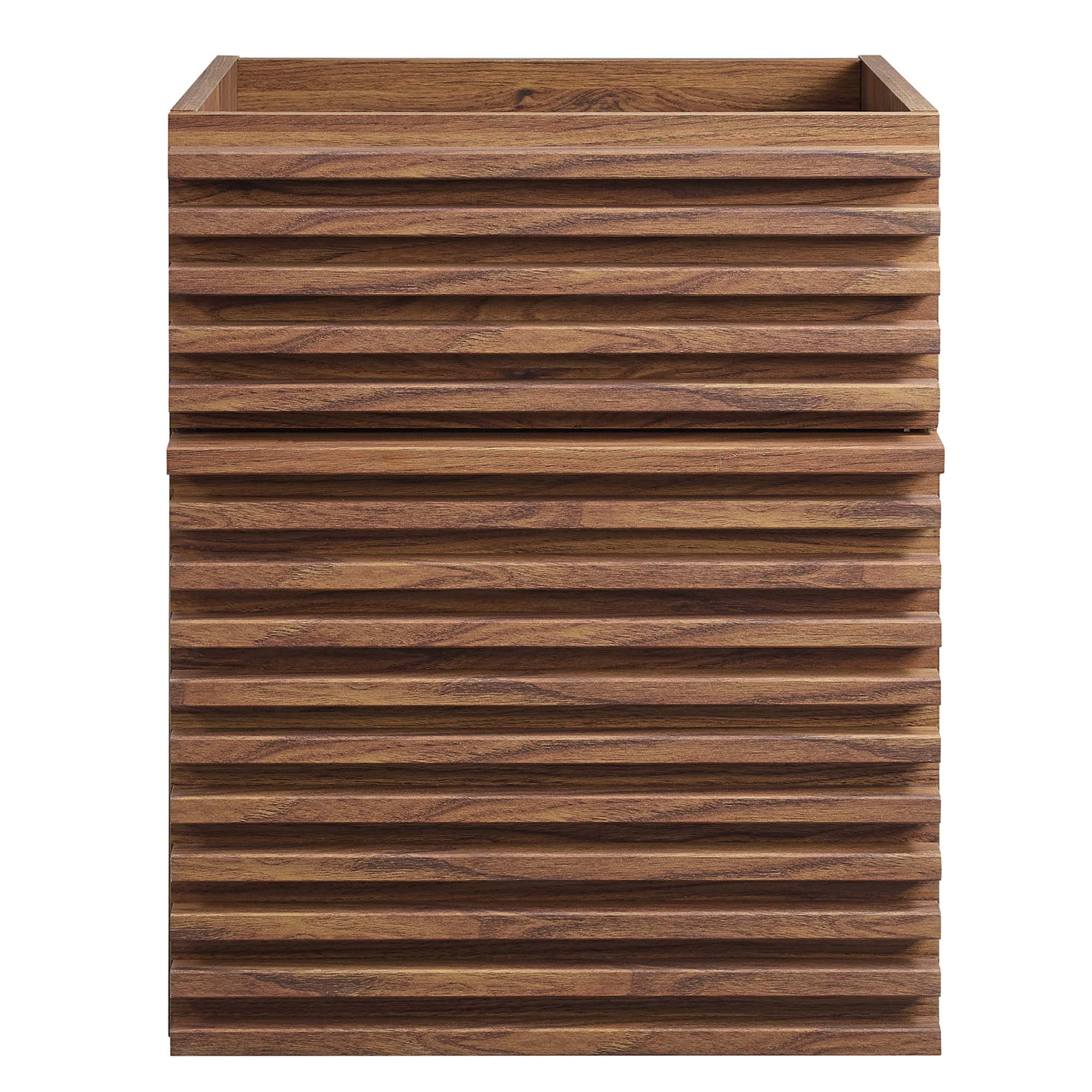 Render 18" Wall-Mount Bathroom Vanity Cabinet (Walnut) by Modway - Image 5