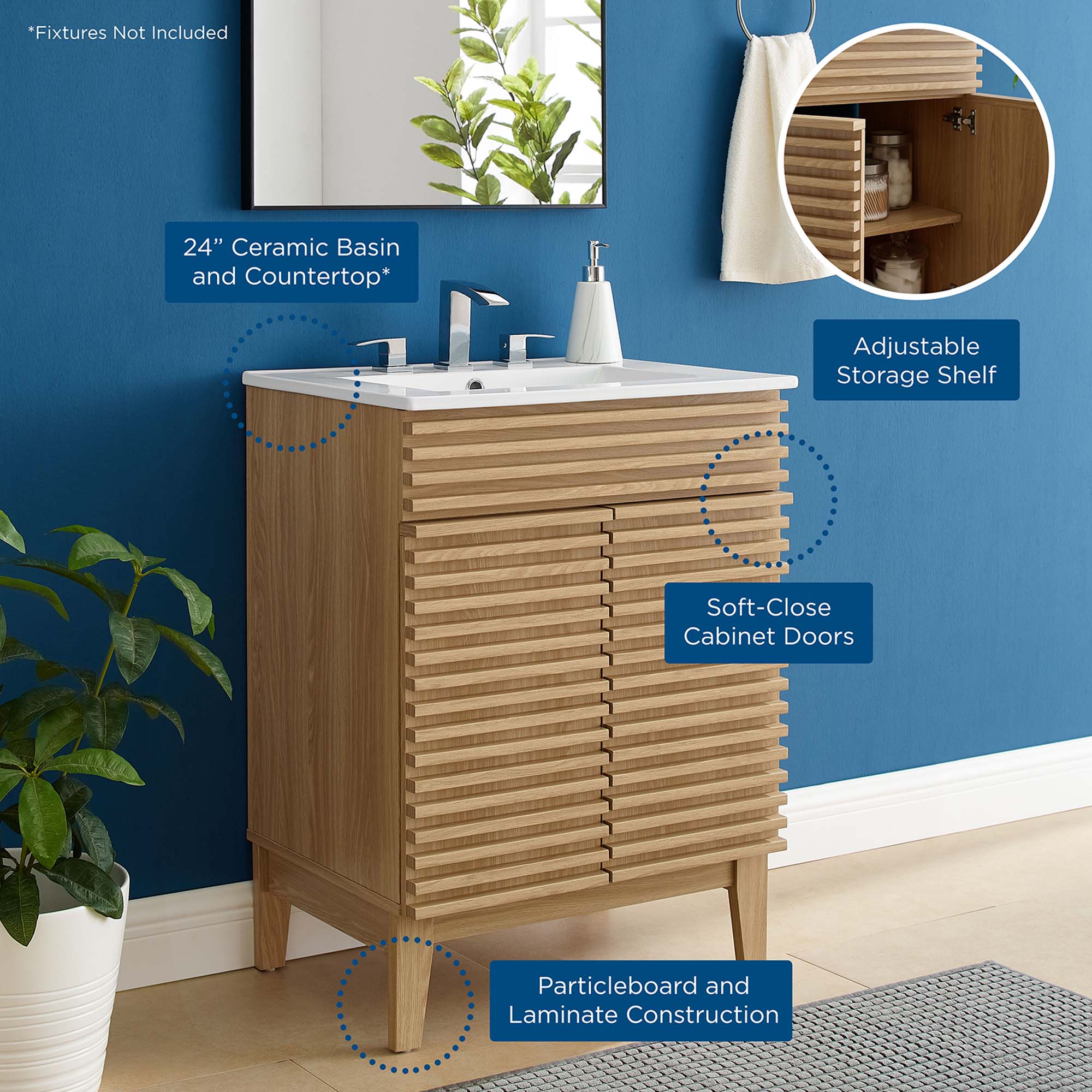 Render 24" Bathroom Vanity by Modway - Image 24