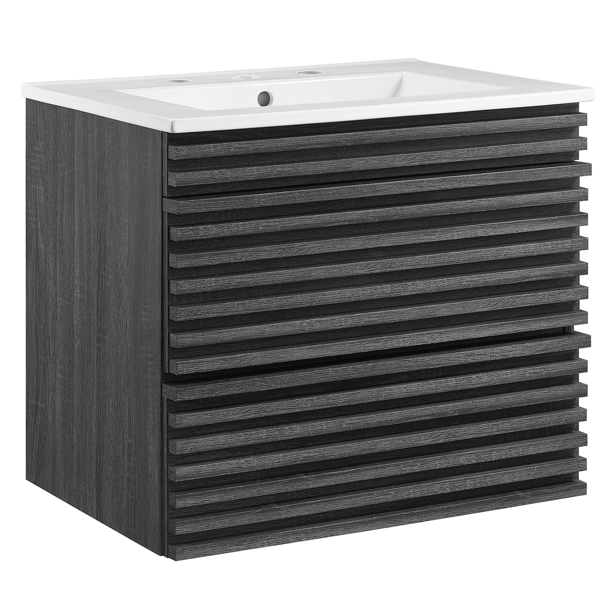 Render 24" Wall-Mount Bathroom Vanity by Modway - Image 21