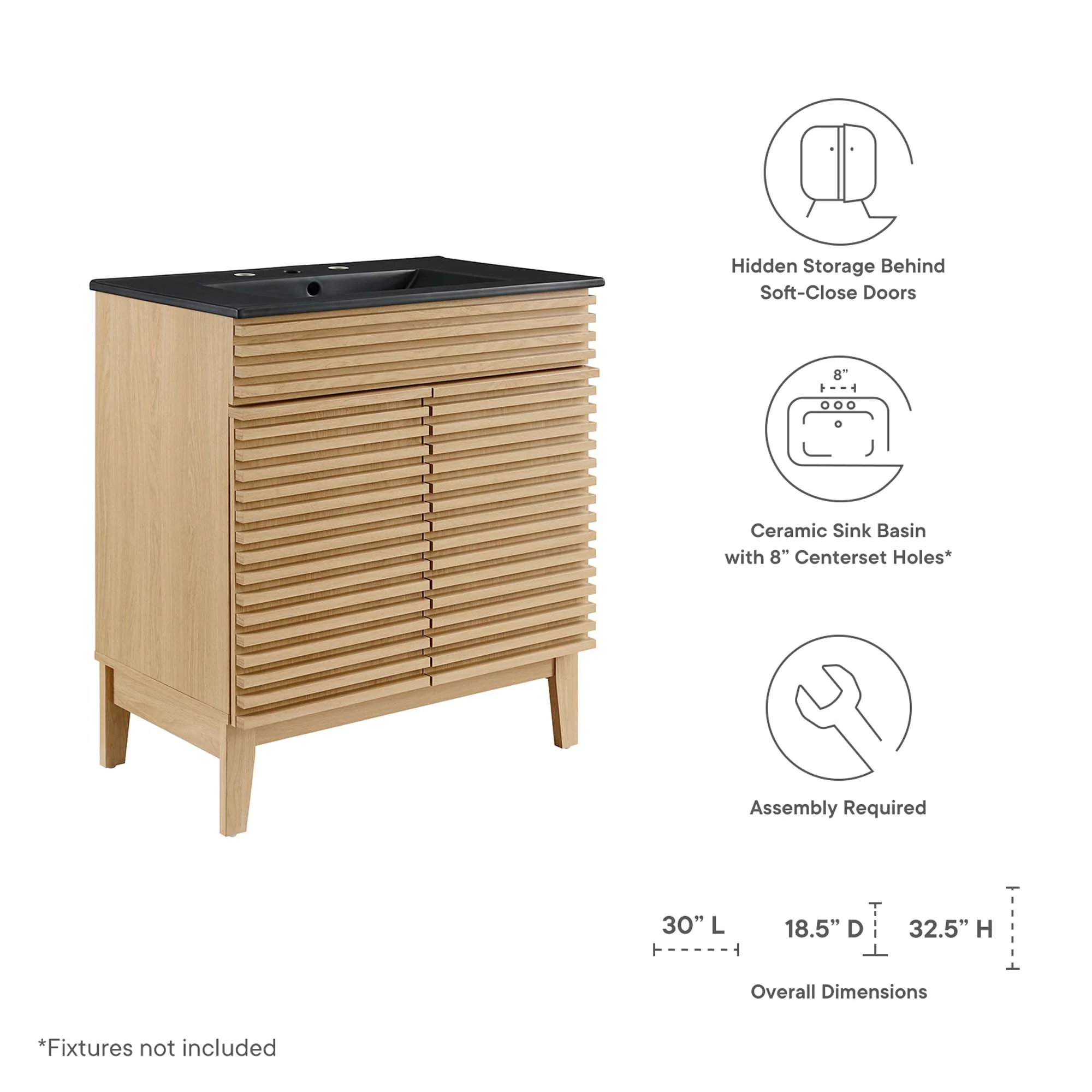 Render 30" Bathroom Vanity by Modway - Image 19