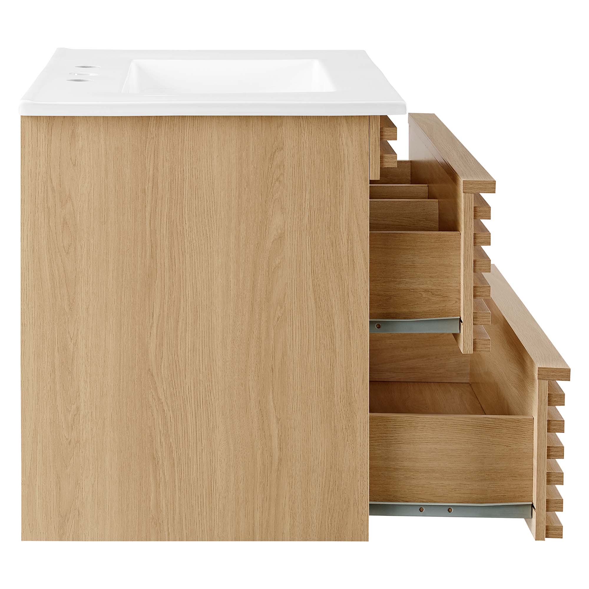 Render 30" Wall-Mount Bathroom Vanity by Modway - Image 3