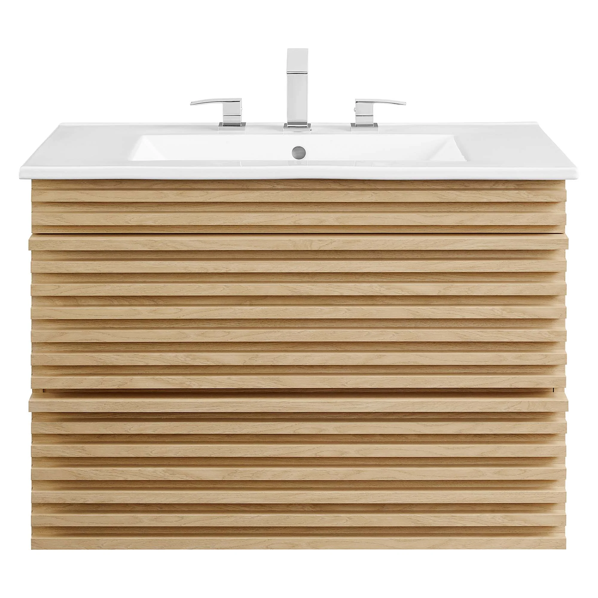 Render 30" Wall-Mount Bathroom Vanity by Modway - Image 4