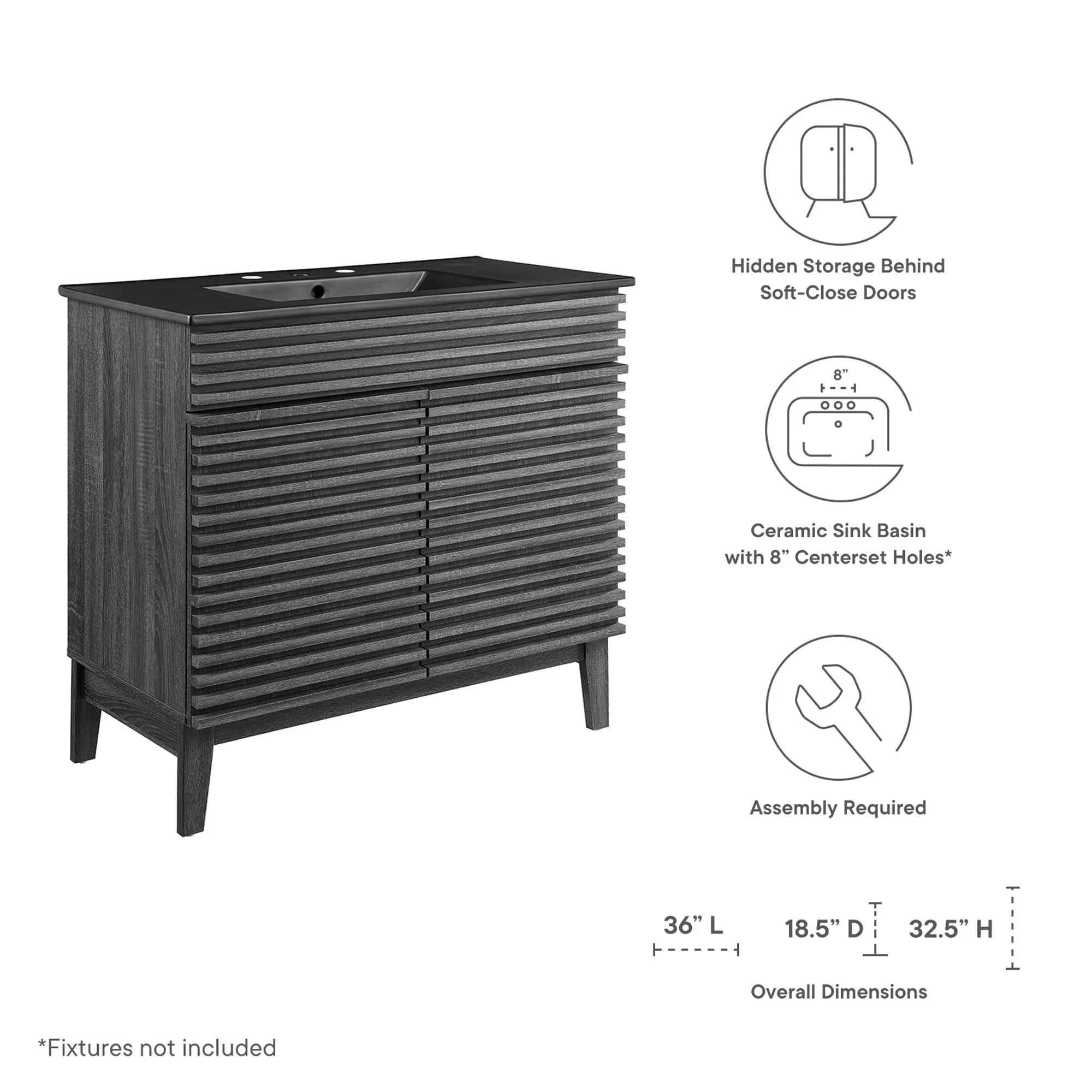 Render 36" Bathroom Vanity by Modway - Image 18