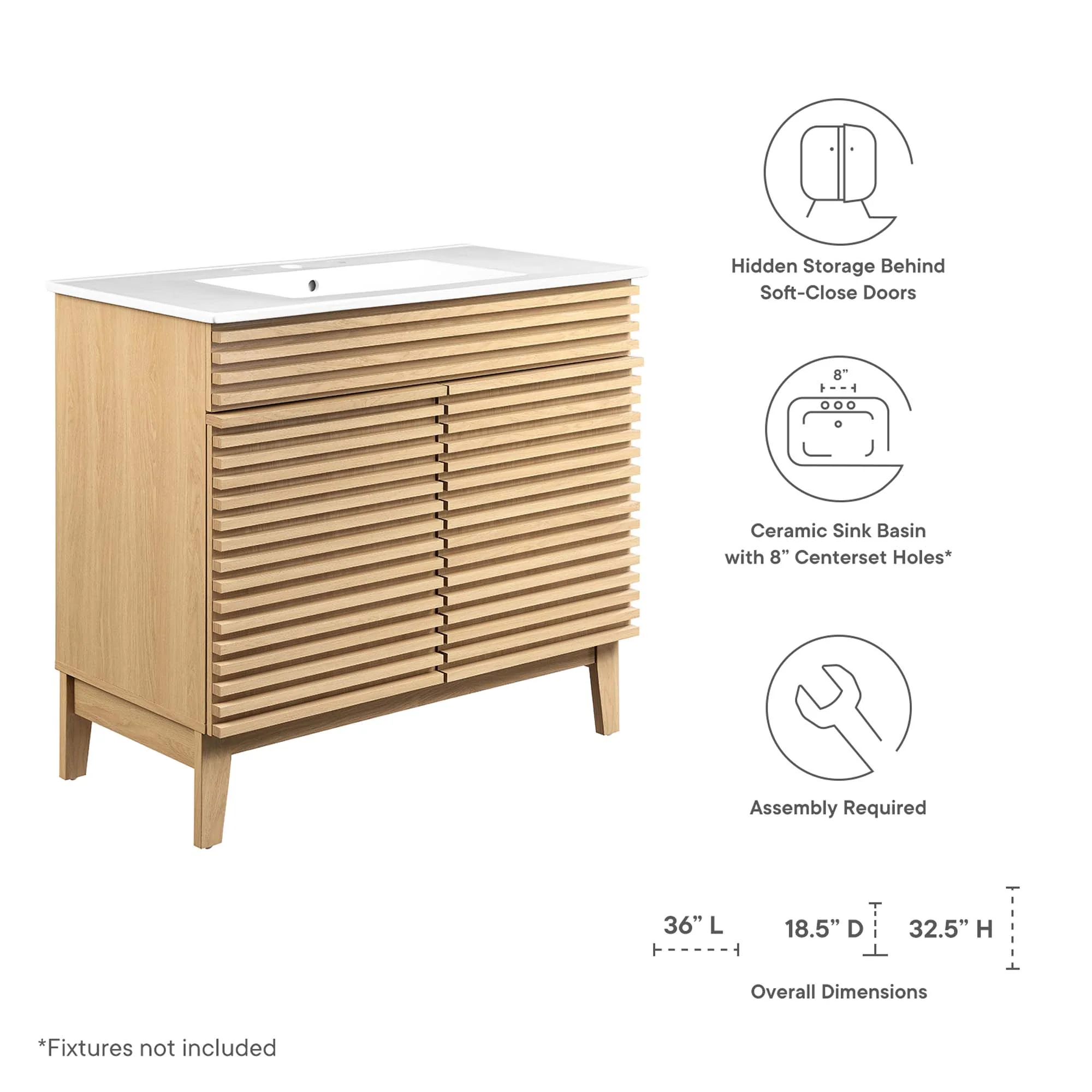 Render 36" Bathroom Vanity by Modway - Image 18