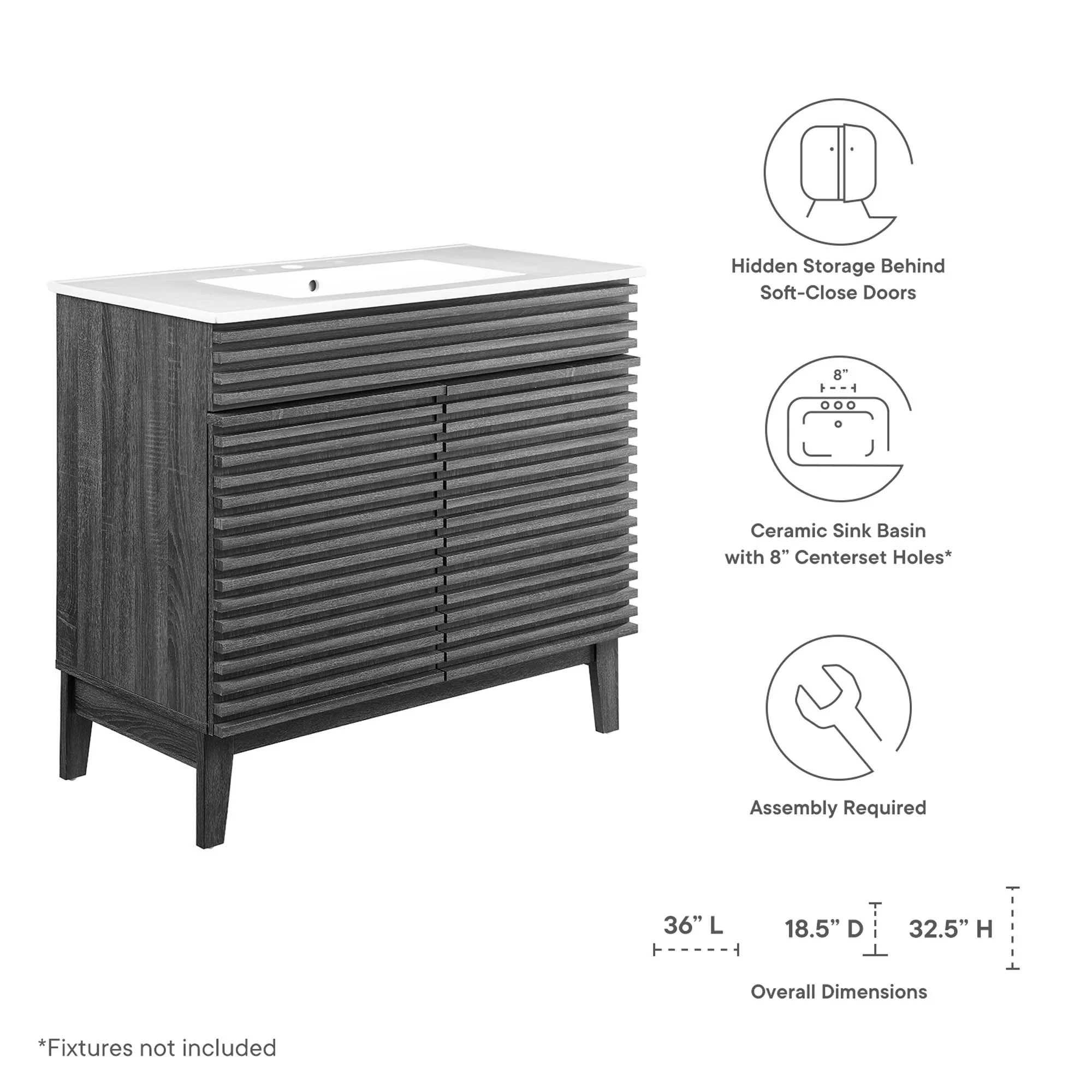 Render 36" Bathroom Vanity by Modway - Image 19