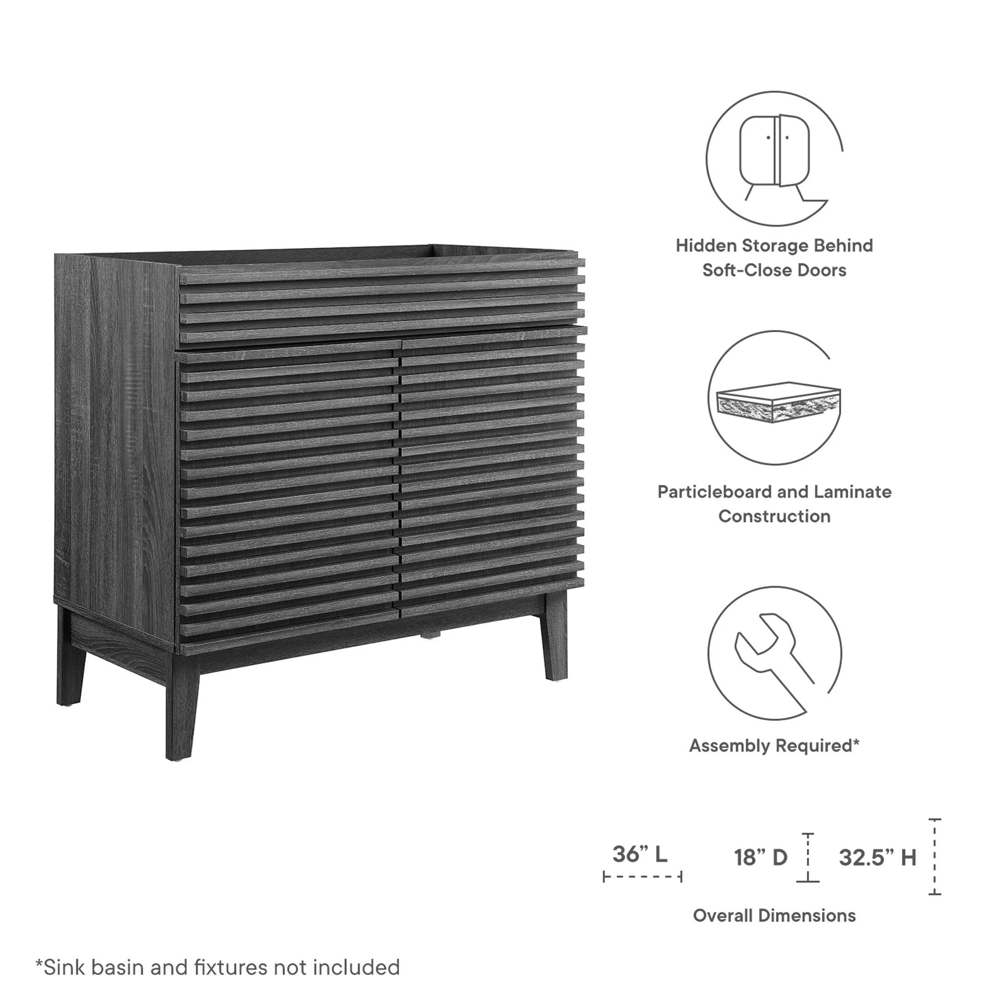Render 36" Bathroom Vanity Cabinet by Modway - Image 19