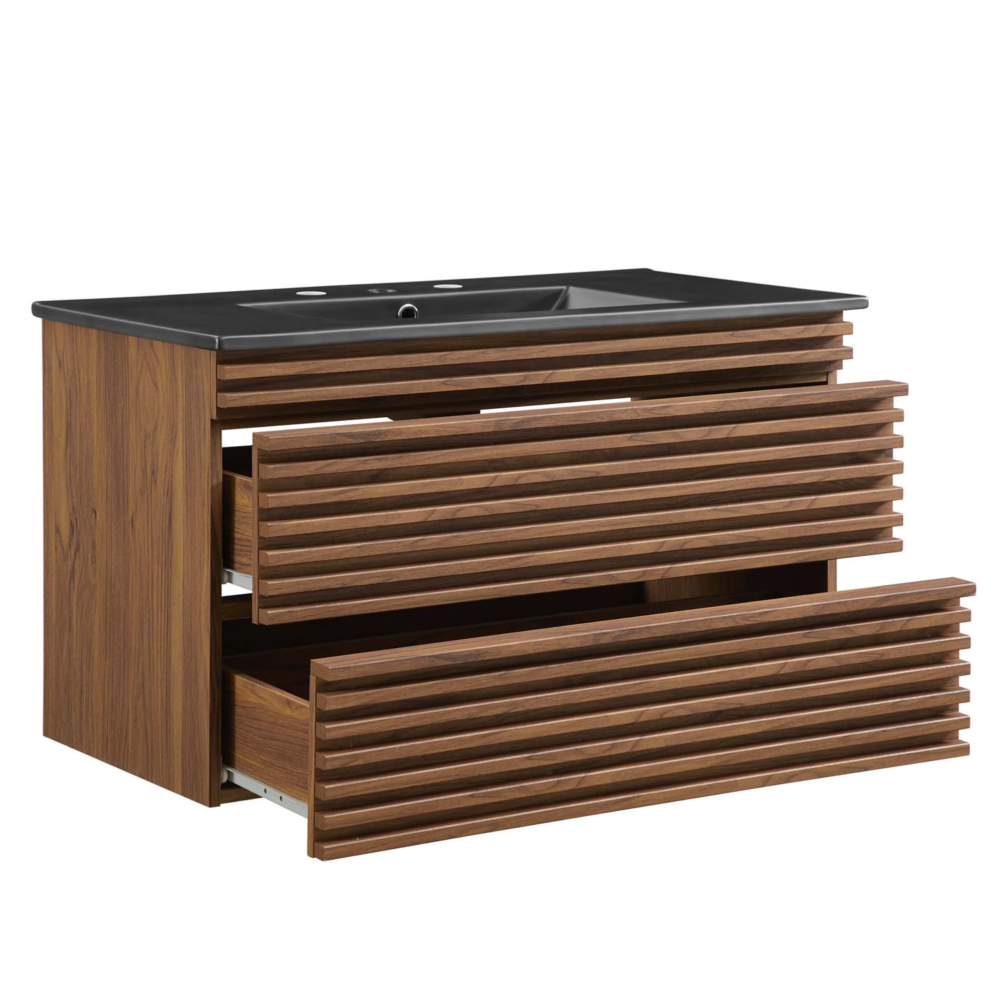 Render 36" Wall-Mount Bathroom Vanity by Modway - Image 13