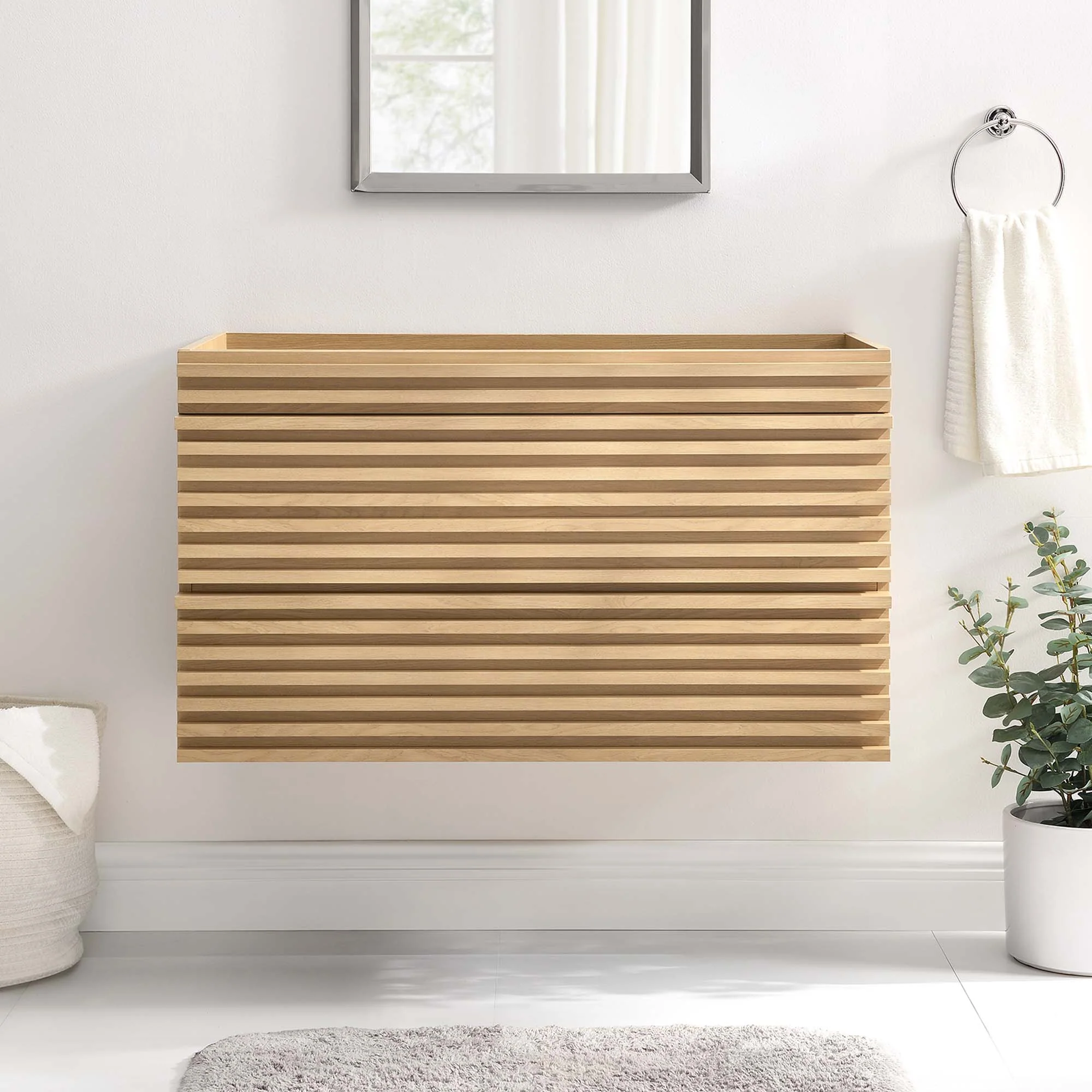 Render 36" Wall-Mount Bathroom Vanity Cabinet by Modway - Image 8