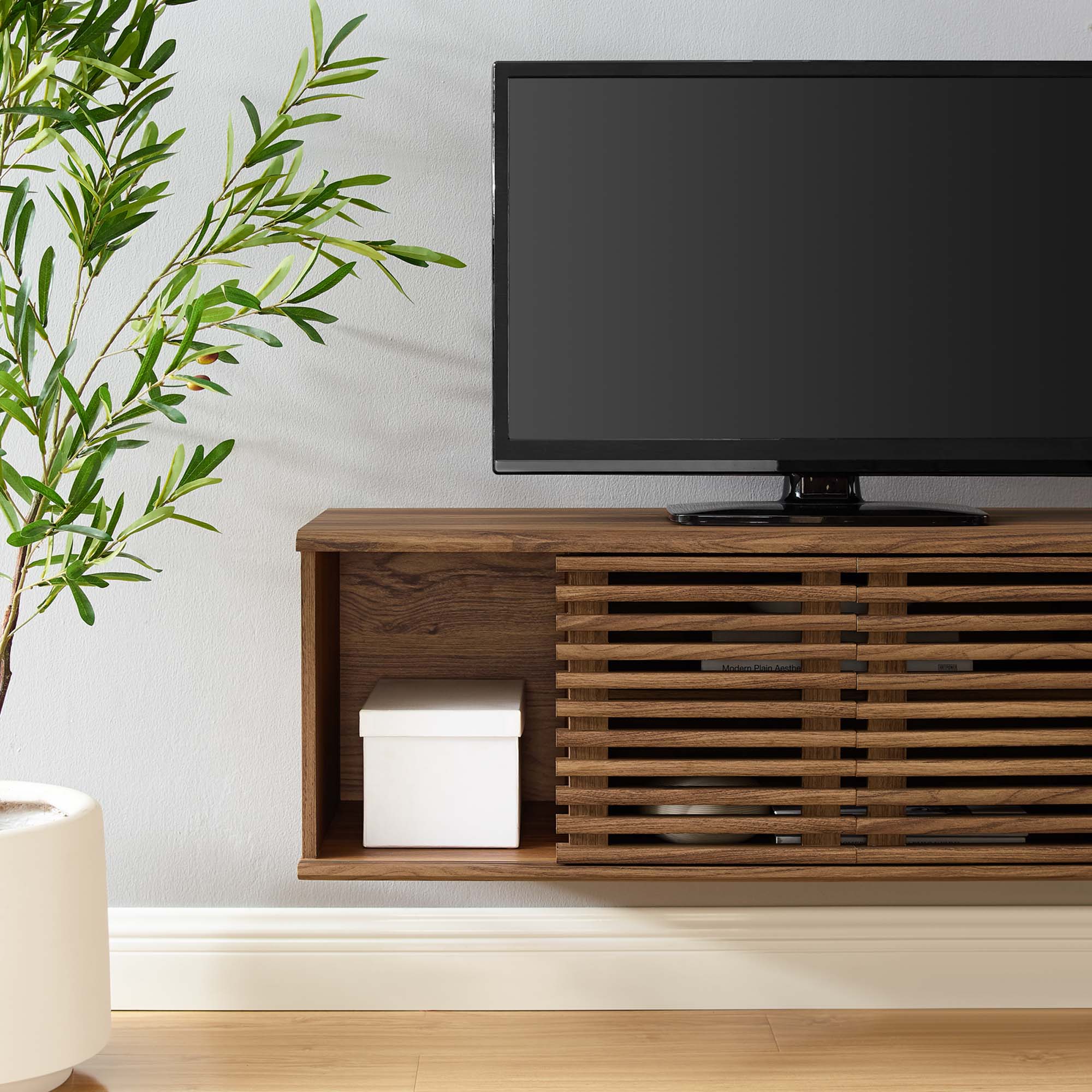 Render 46" Wall-Mount Media Console TV Stand by Modway - Image 7