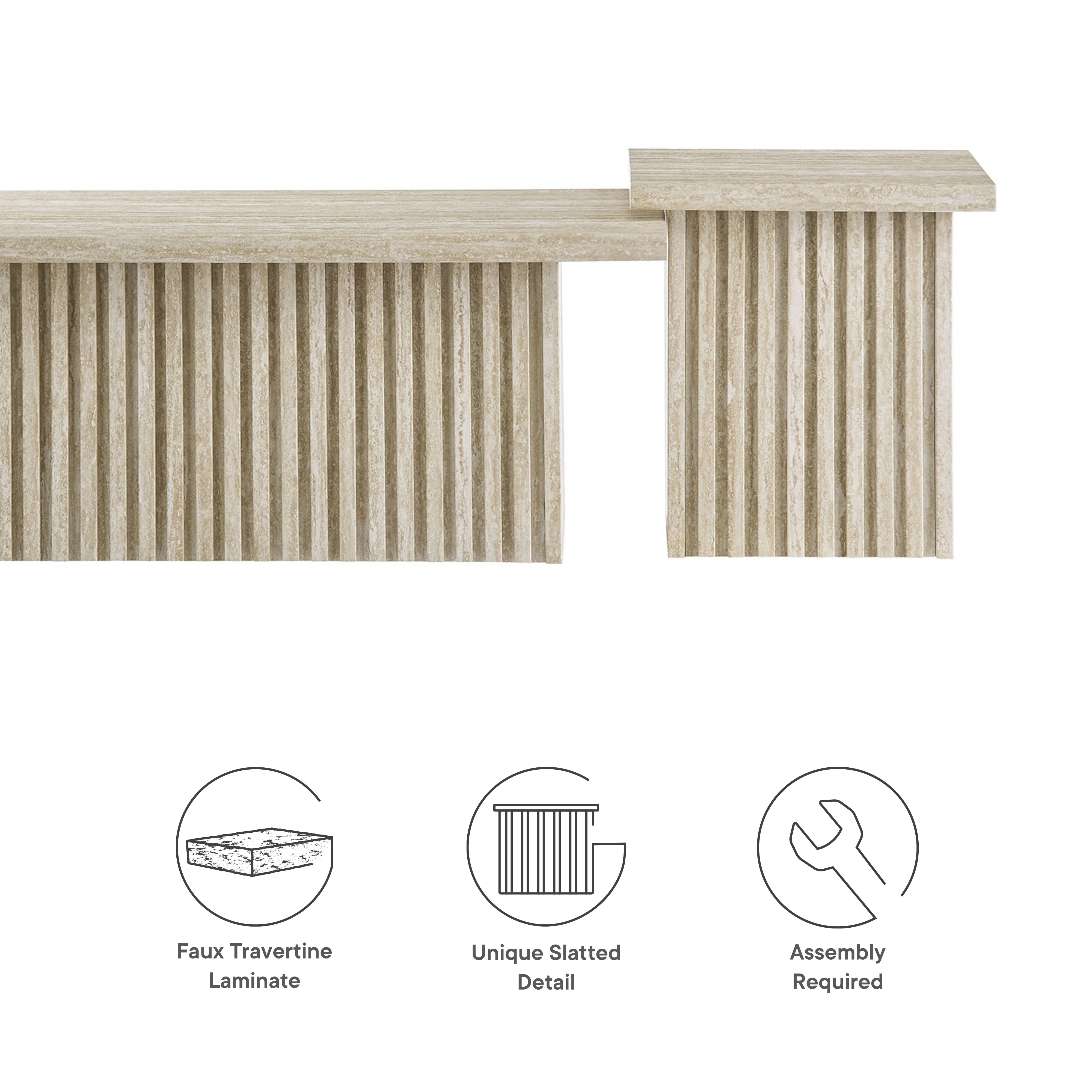 Render Nesting Coffee Tables Set of 2 by Modway - Image 13