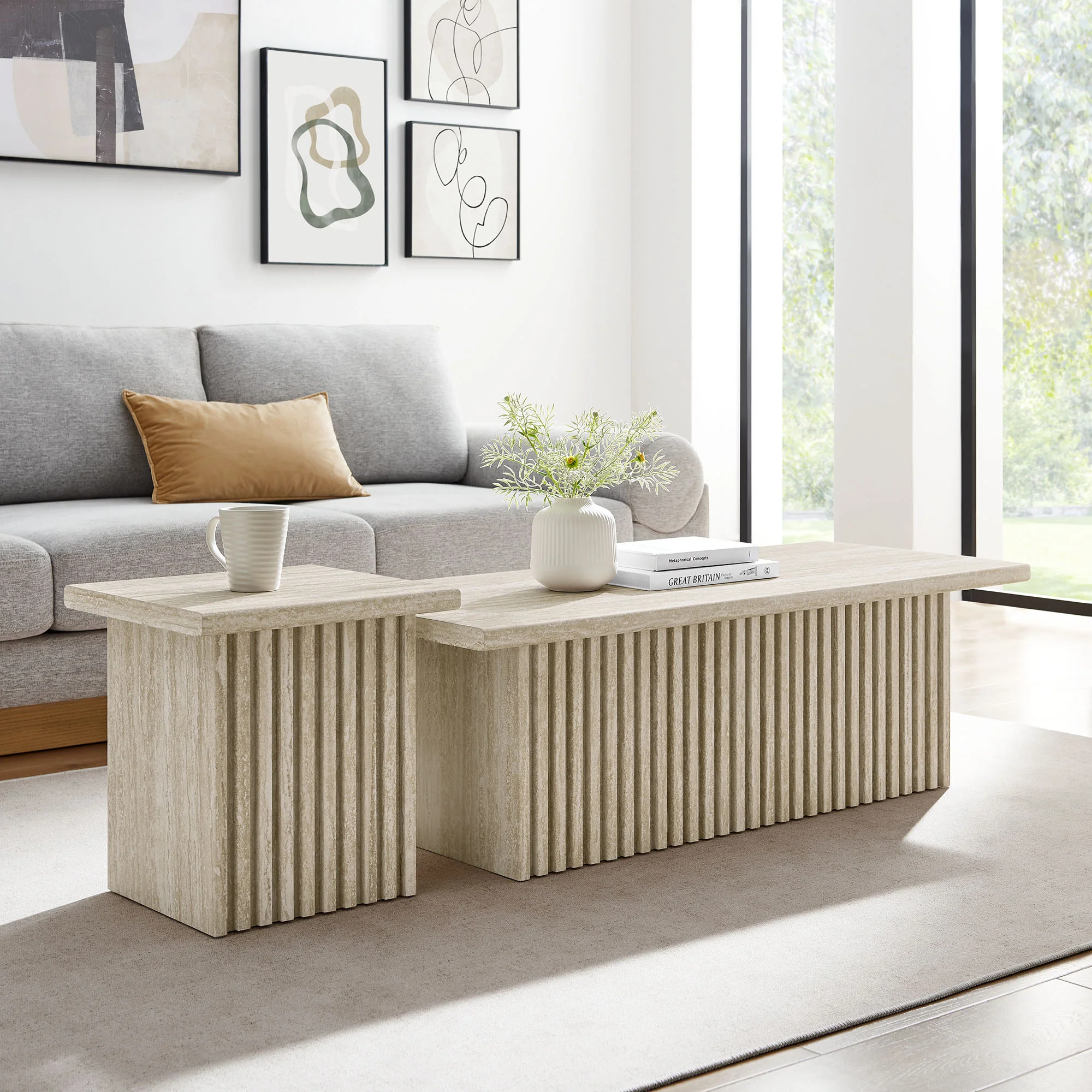 Render Nesting Coffee Tables Set of 2 by Modway - Image 8