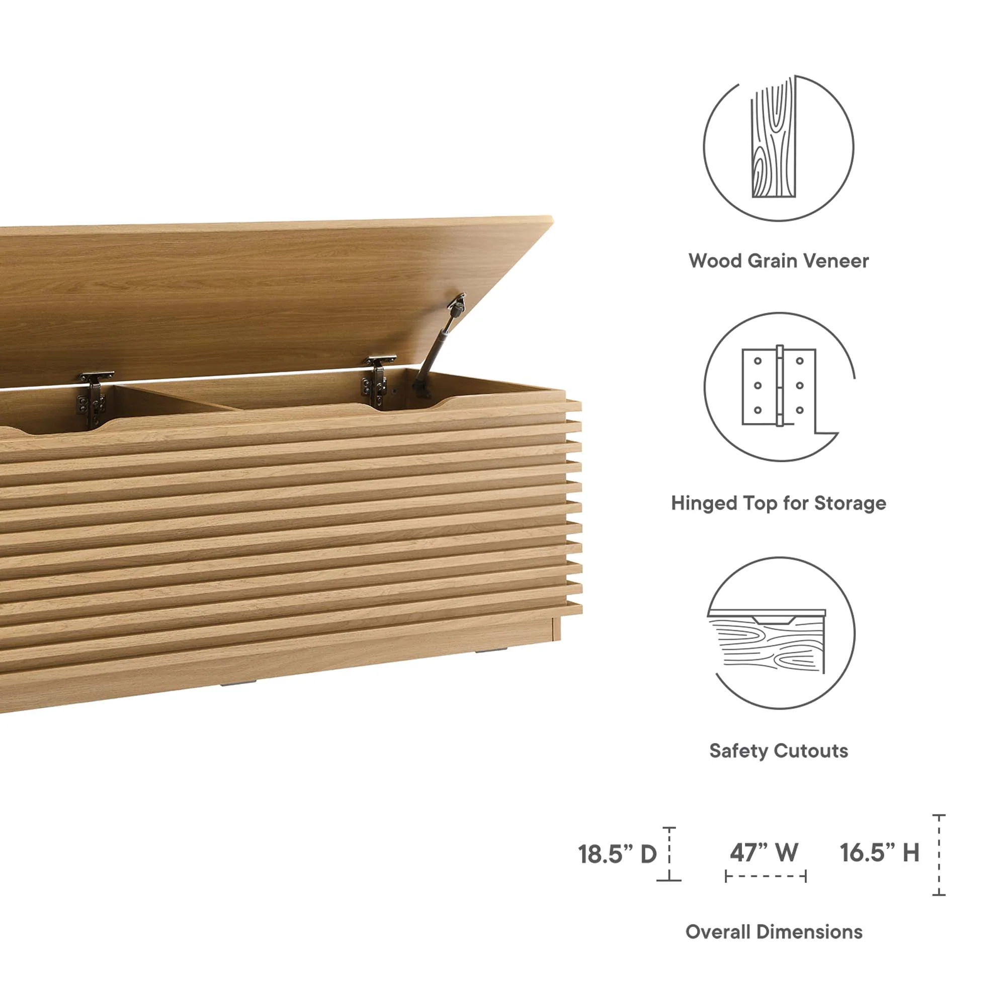 Render Storage Bench by Modway - Image 19