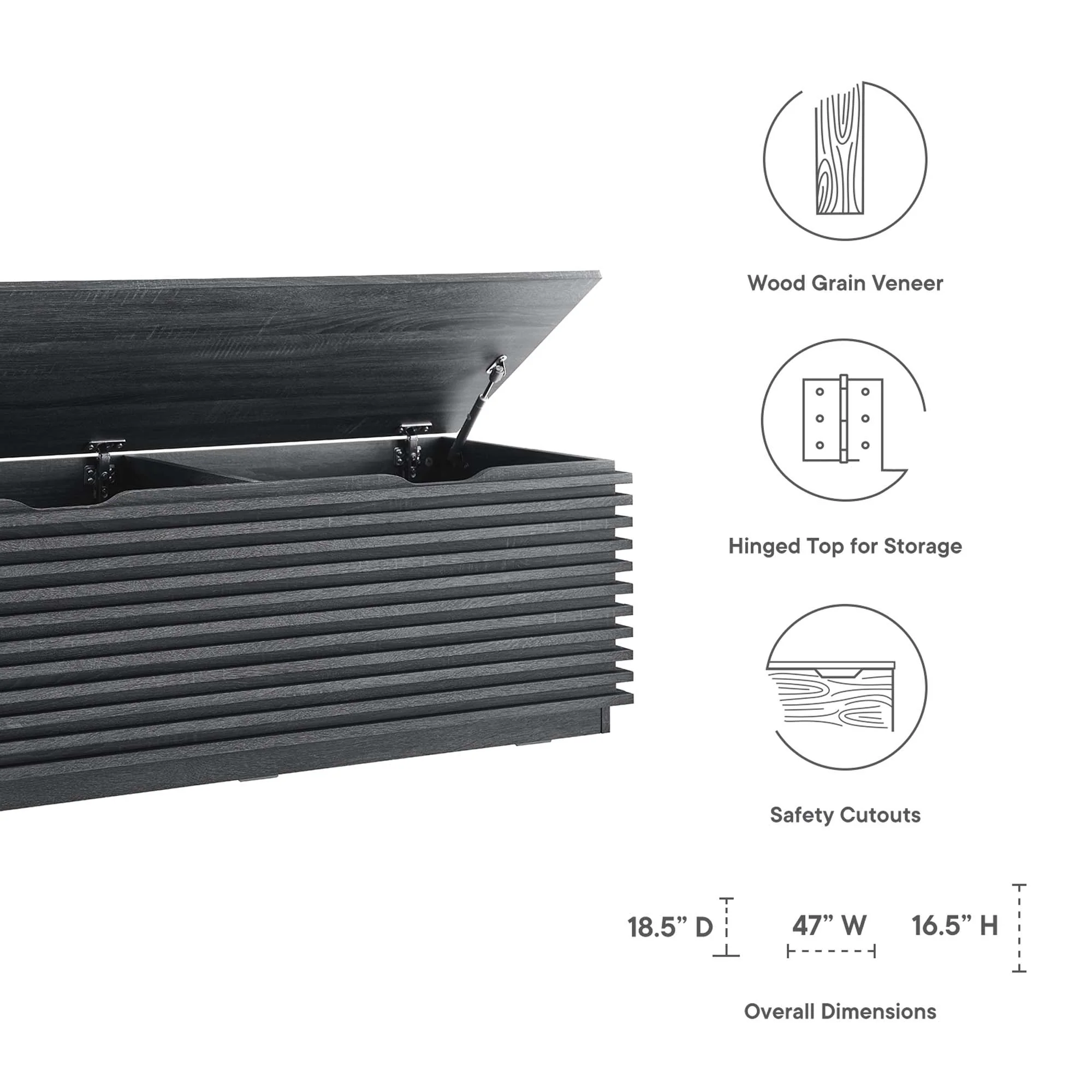 Render Storage Bench by Modway - Image 2