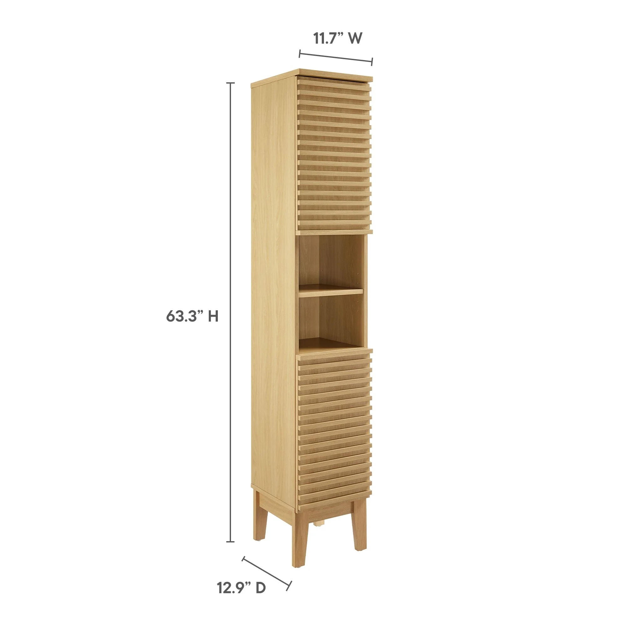 Render Tall Narrow Bathroom Storage Cabinet by Modway - Image 12