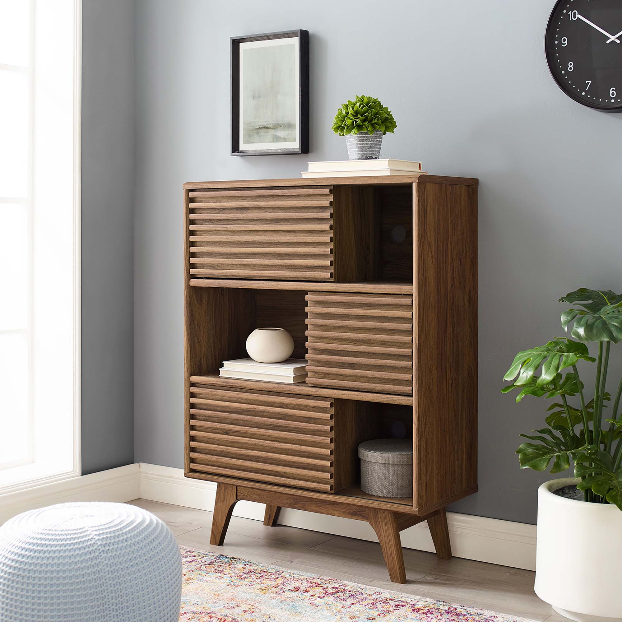 Render Three-Tier Display Storage Cabinet Stand by Modway - Image 7