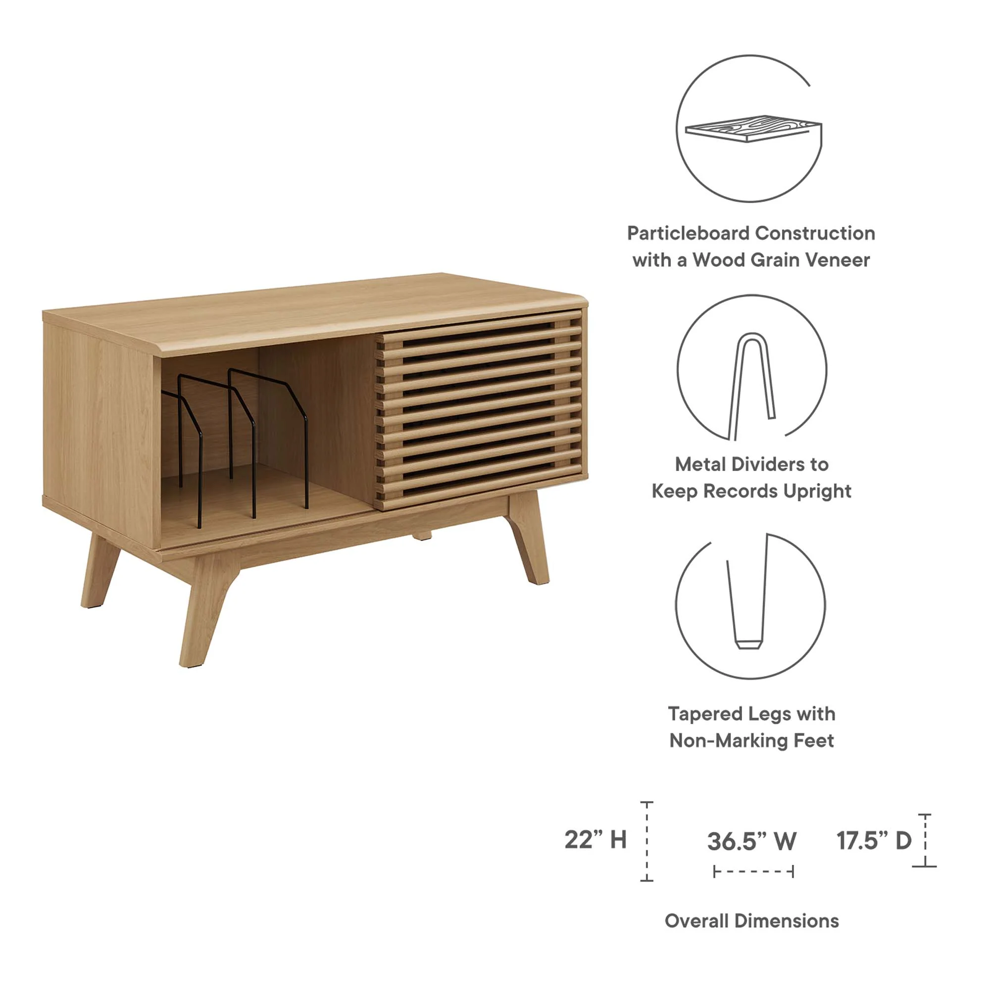 Render Vinyl Record Display Stand by Modway - Image 18