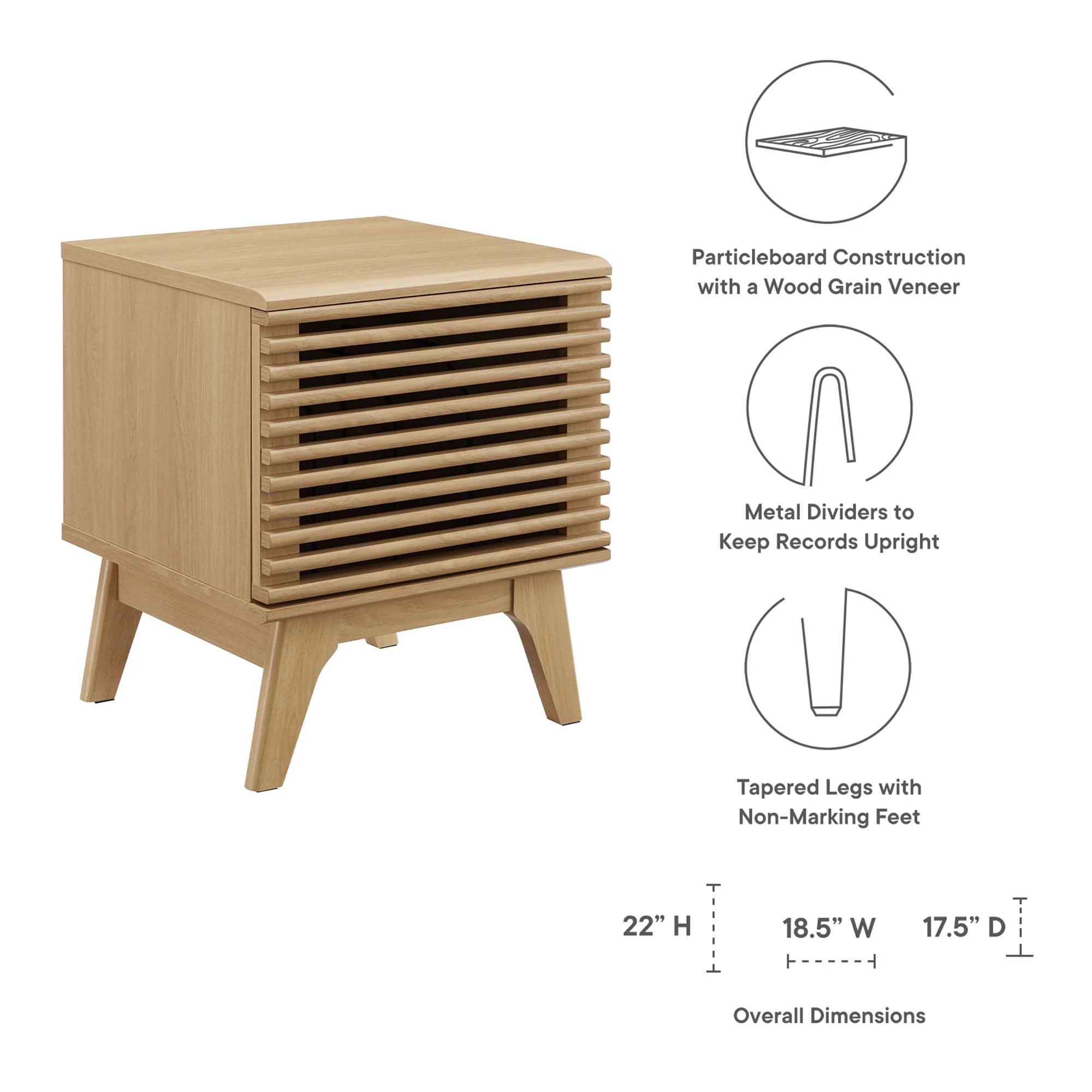 Render Vinyl Record Display Stand by Modway - Image 18