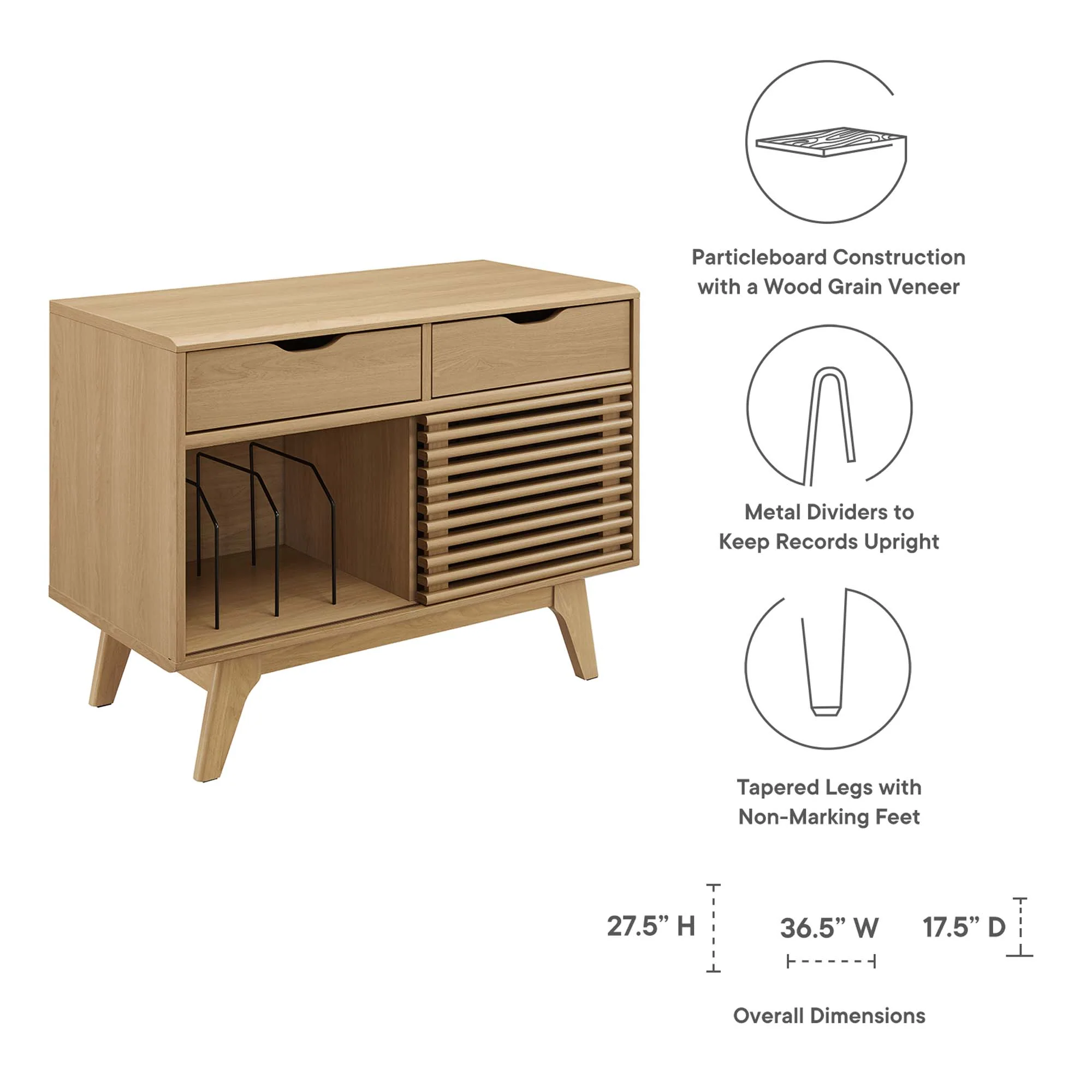 Render Vinyl Record Display Stand by Modway - Image 18