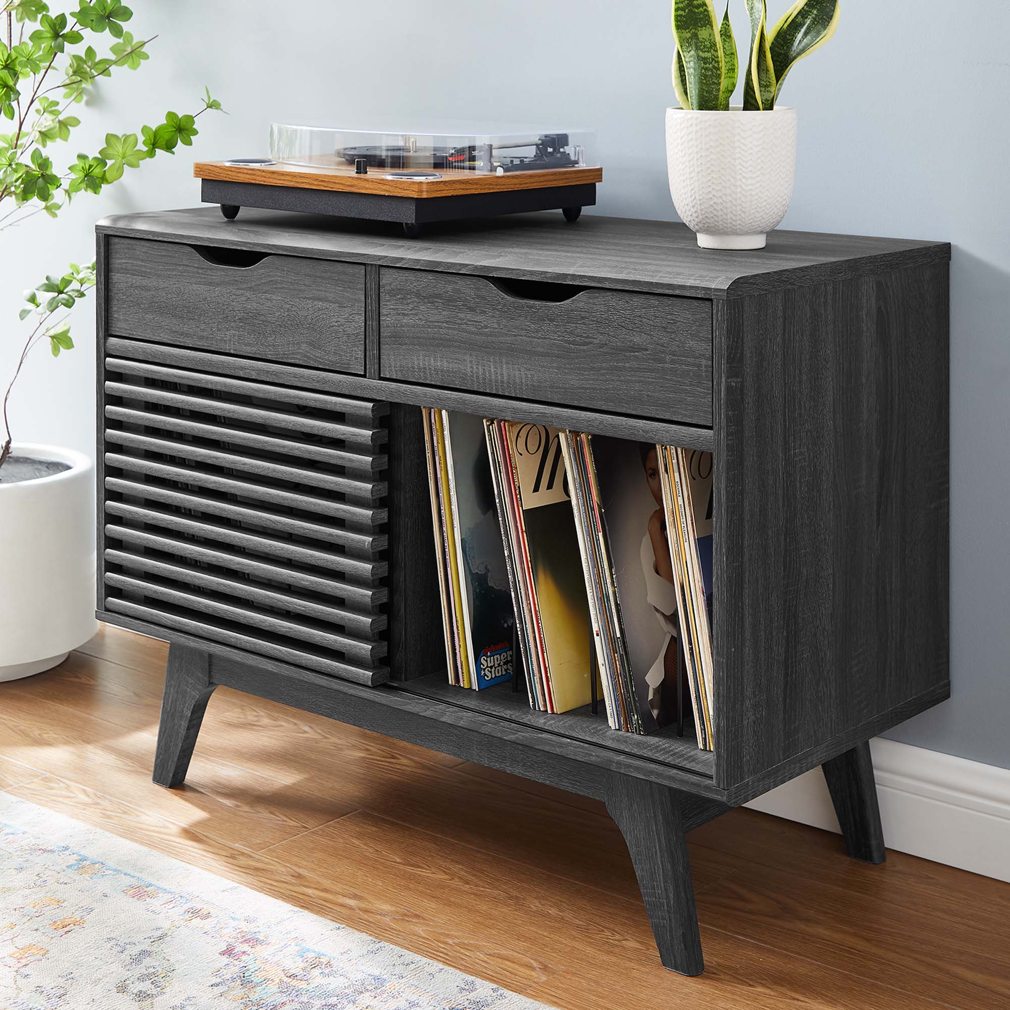 Render Vinyl Record Display Stand by Modway - Image 9
