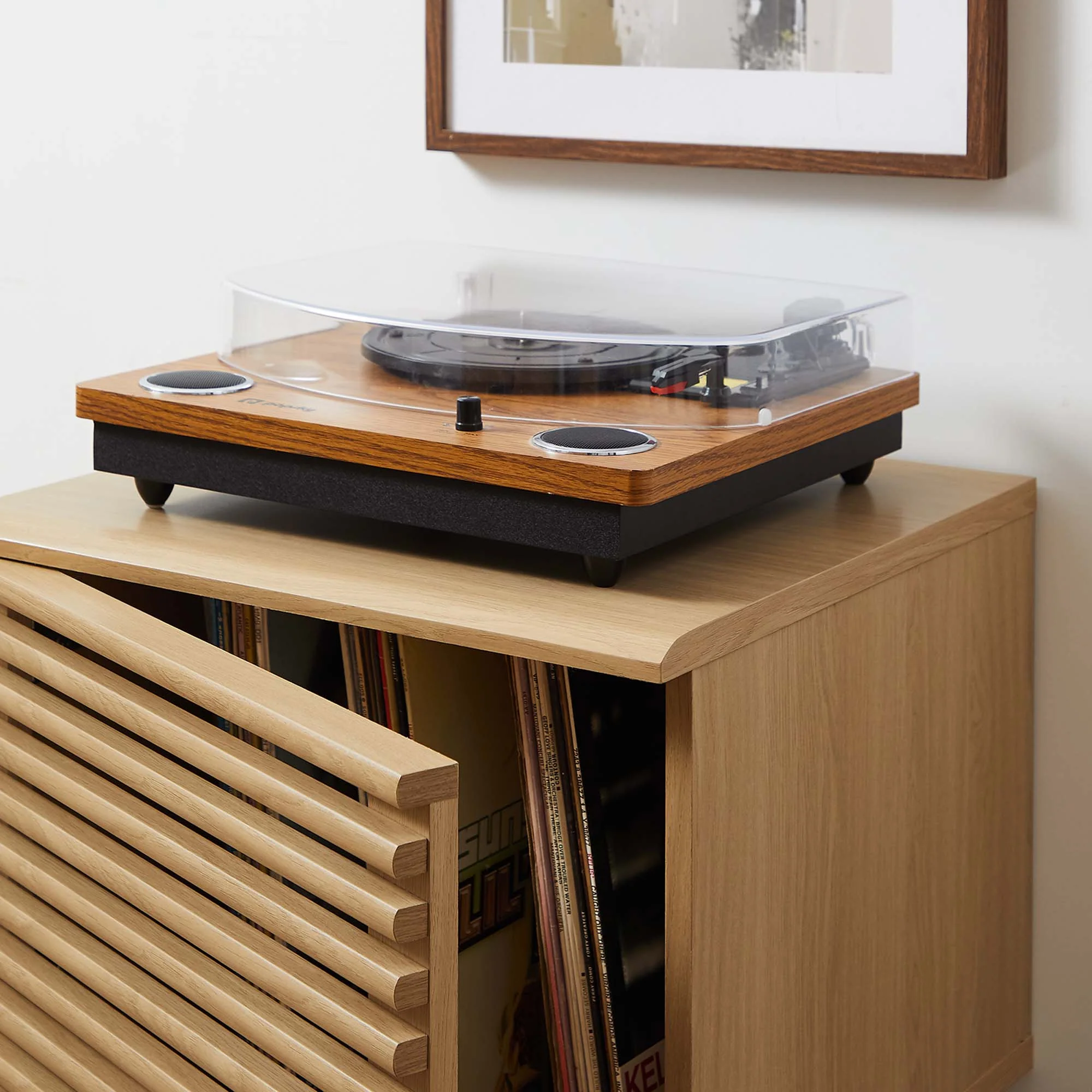 Render Vinyl Record Display Stand by Modway - Image 8