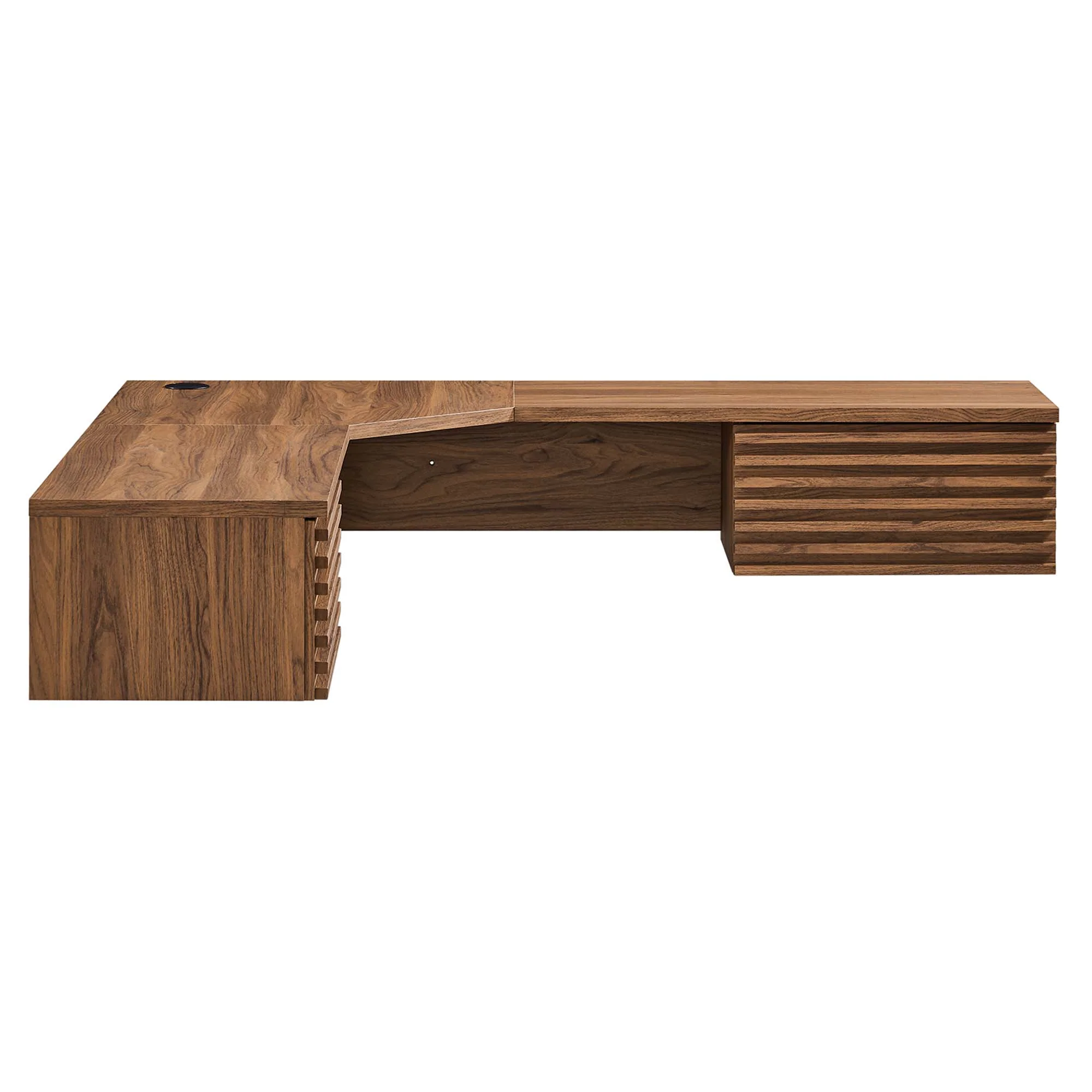 Render Wall Mount Corner Office Desk by Modway - Image 4