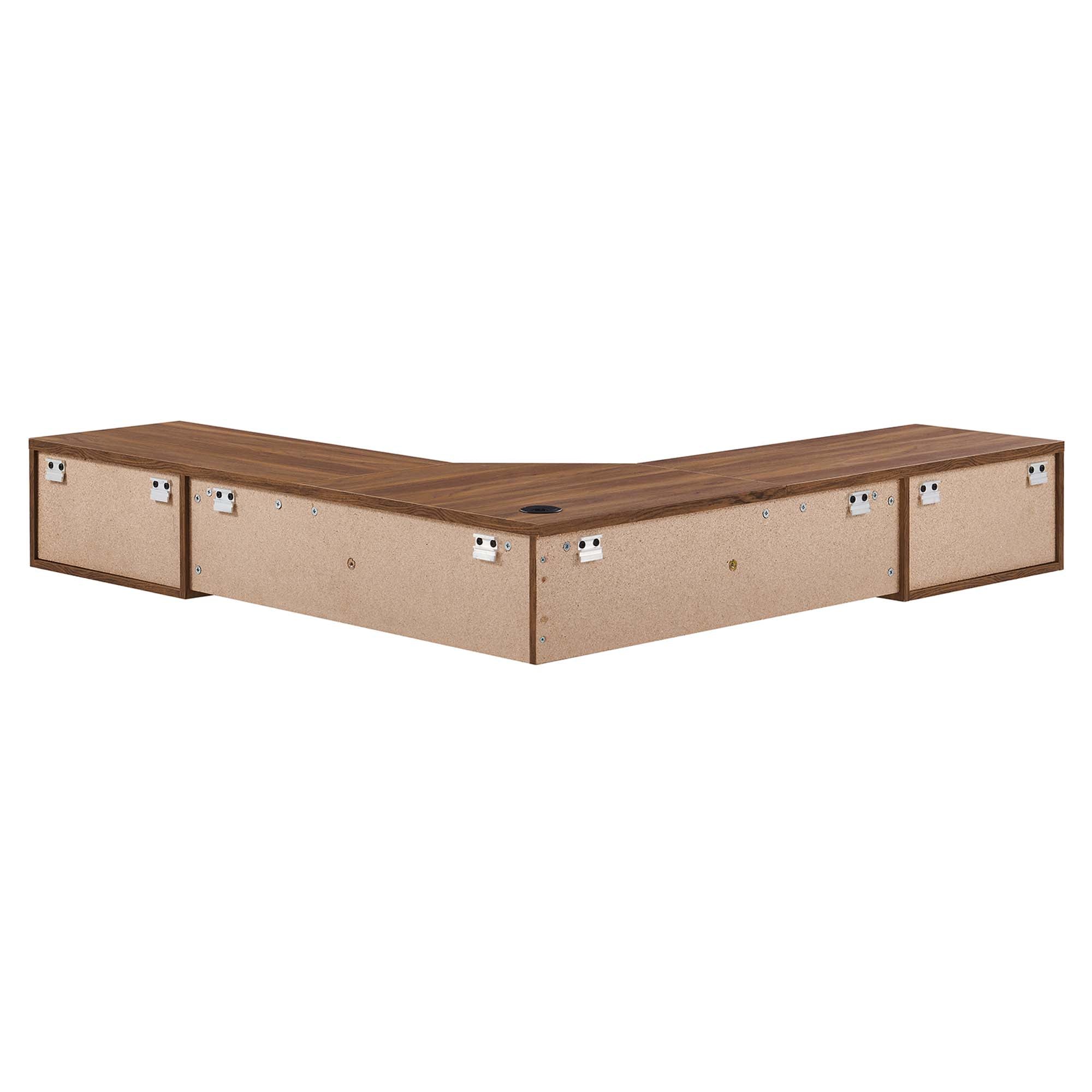 Render Wall Mount Corner Office Desk by Modway - Image 5