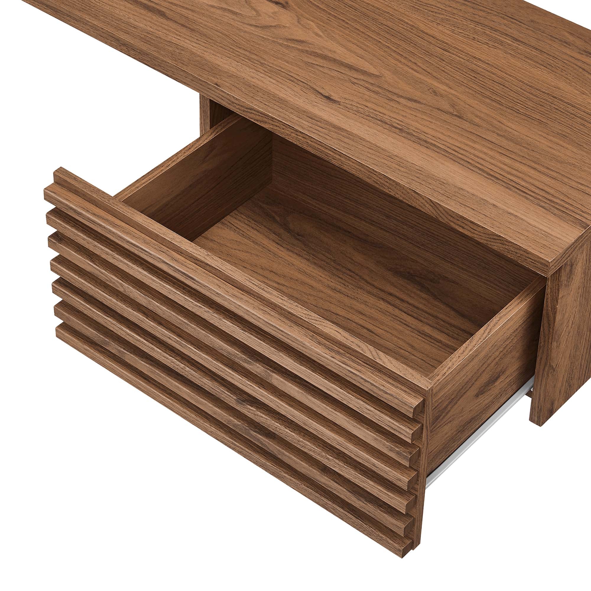 Render Wall Mount Corner Office Desk by Modway - Image 7