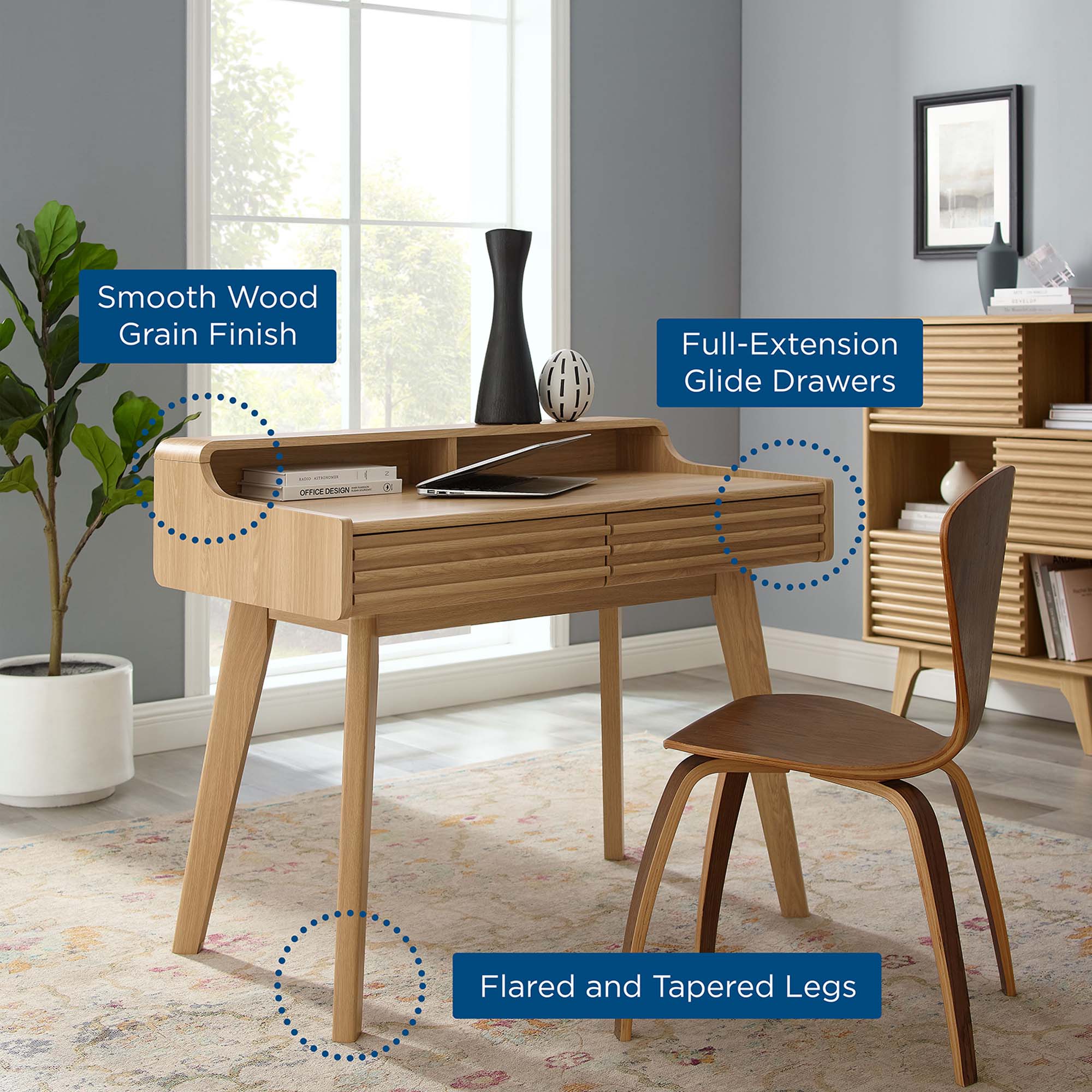 Render Writing Desk by Modway - Image 9