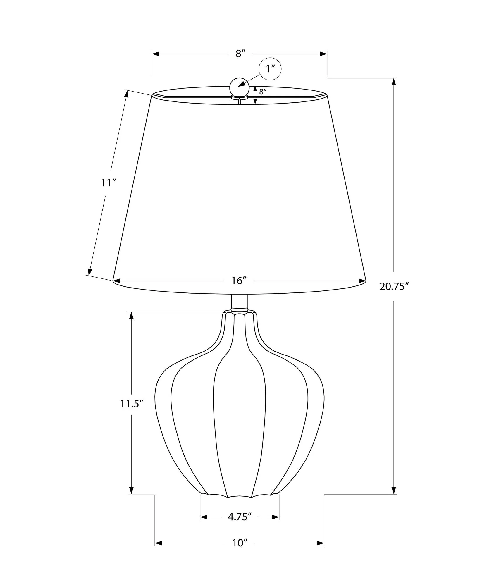Resin Transitional Lighting, Table Lamp - Cream - Image 2